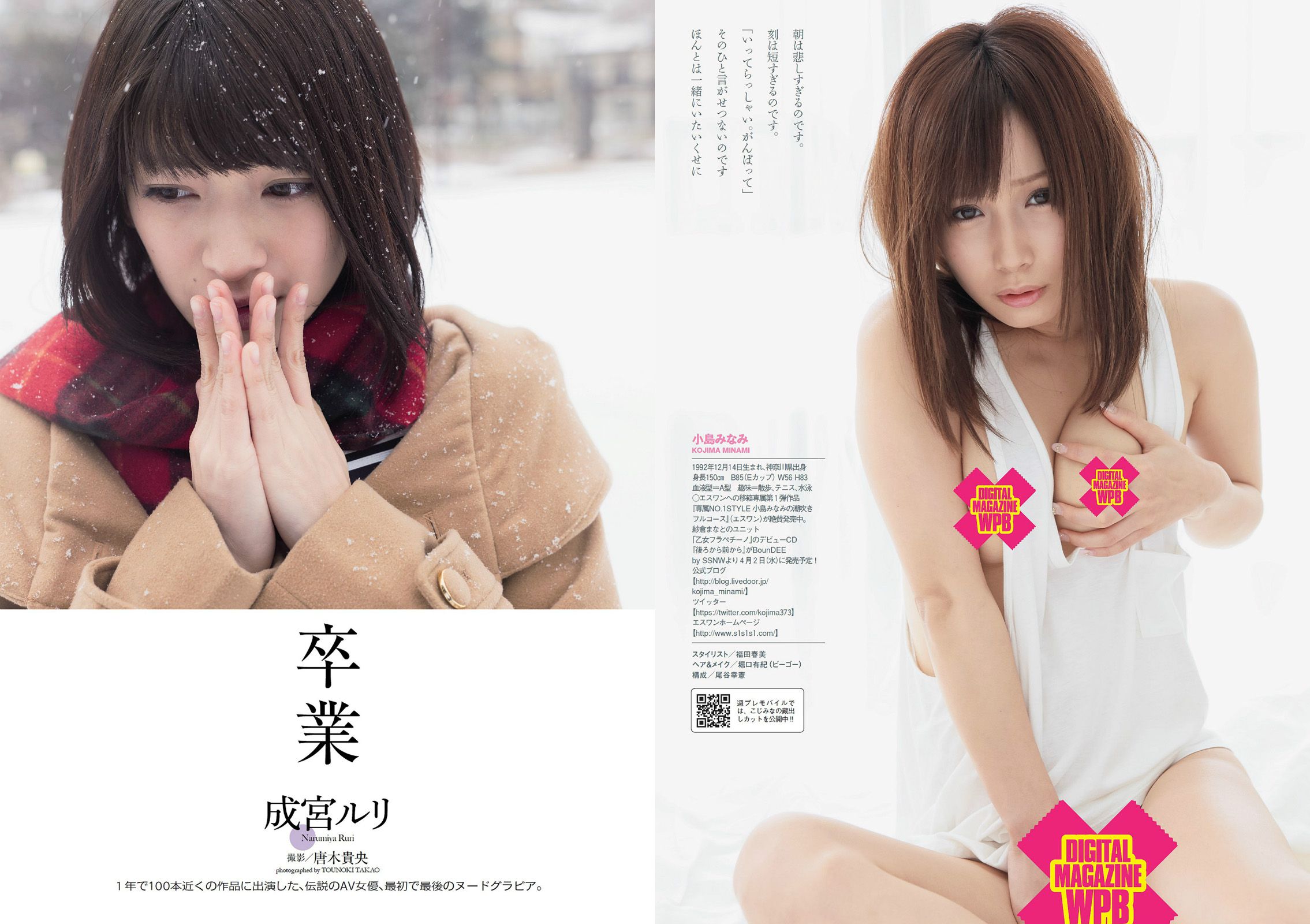 菜々緒 松井玲奈 足立梨花 澤田夏生 高崎聖子 御伽ねこむ 北山詩織 小島みなみ 成宮ルリ [Weekly Playboy] 2014年No.14 写真杂志