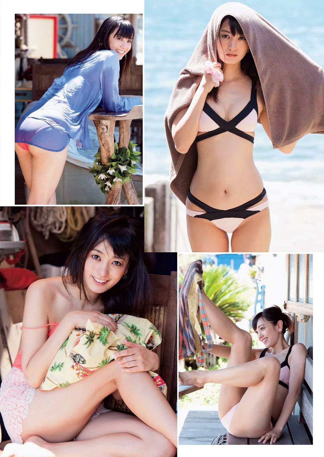 NMB48 都丸紗也華 脊山麻理子 吉木りさ 夏目ナナ 八反安未果 [Weekly Playboy] 2014年No.45 写真杂志
