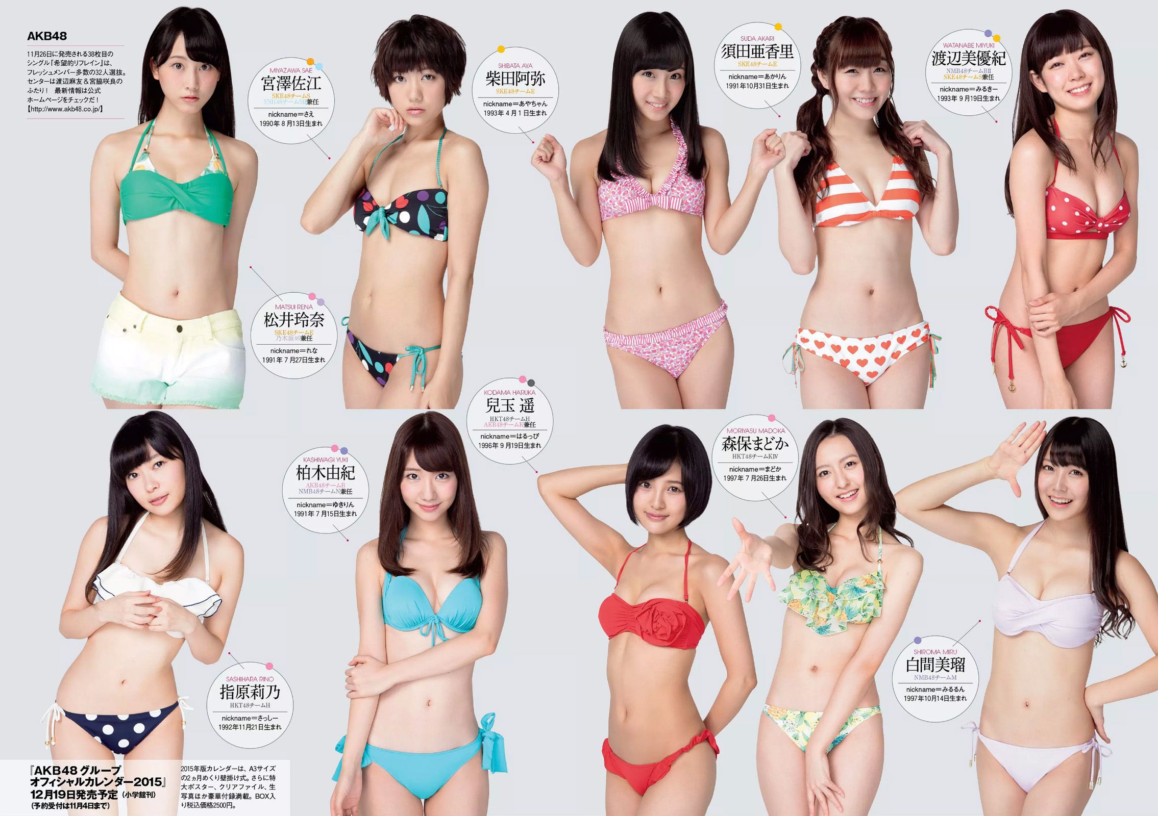 NMB48 都丸紗也華 脊山麻理子 吉木りさ 夏目ナナ 八反安未果 [Weekly Playboy] 2014年No.45 写真杂志