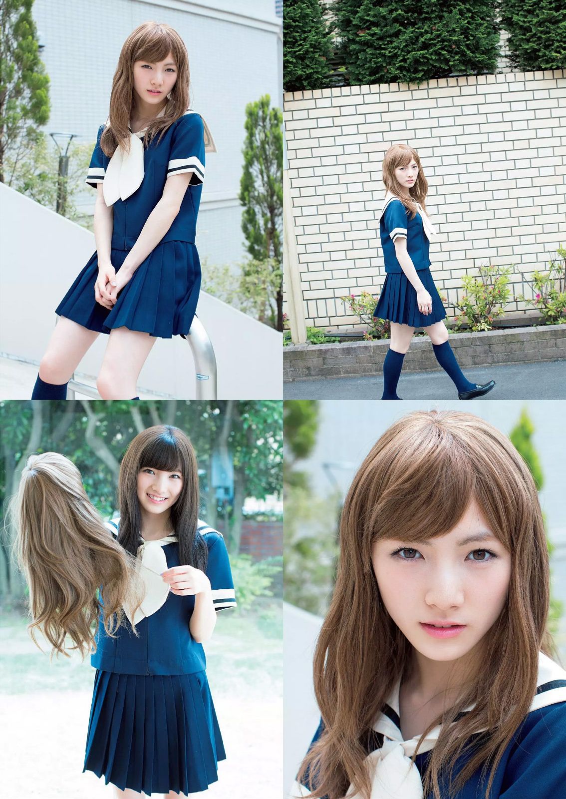 星名美津紀 松本愛 大島涼花 鈴木ふみ奈 野田彩加 柳いろは 岡田奈々 大野いと [Weekly Playboy] 2015年No.26 写真杂志
