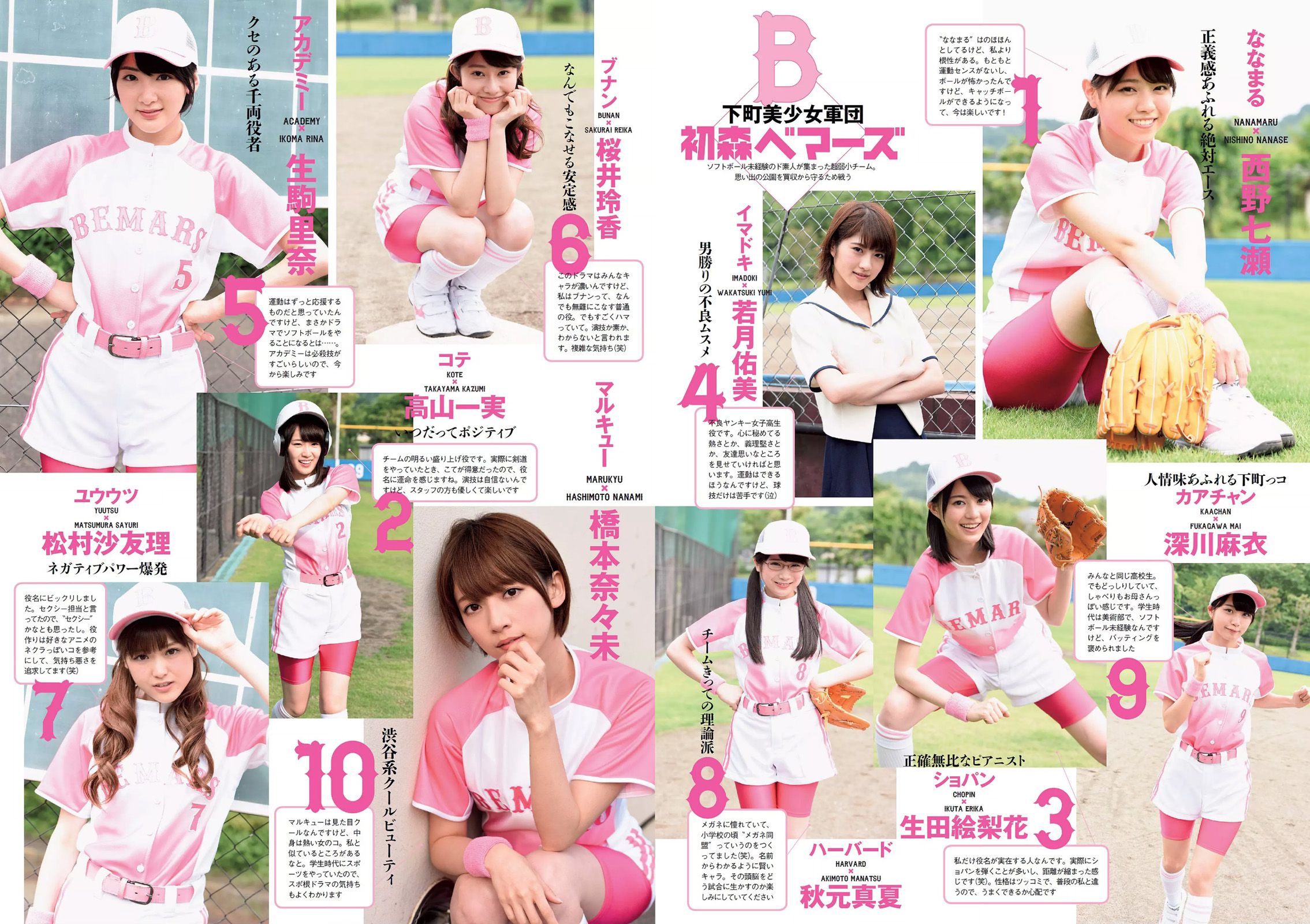 都丸紗也華 深田恭子 岡田紗佳 山崎真実 塩地美澄 乃木坂46 辻井ゆう [Weekly Playboy] 2015年No.28 写真杂志