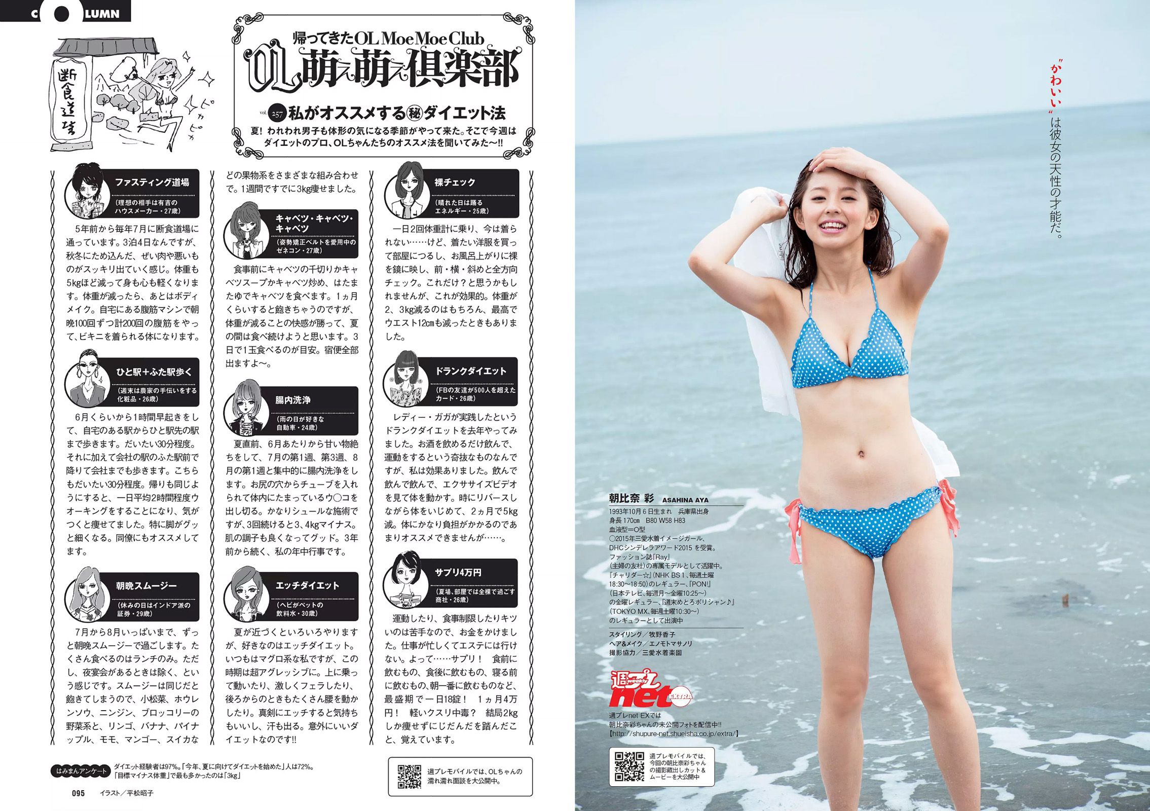 華原朋美 滝口ひかり 時東ぁみ 朝比奈彩 松井玲奈 須藤凜々花 [Weekly Playboy] 2015年No.30 写真杂志