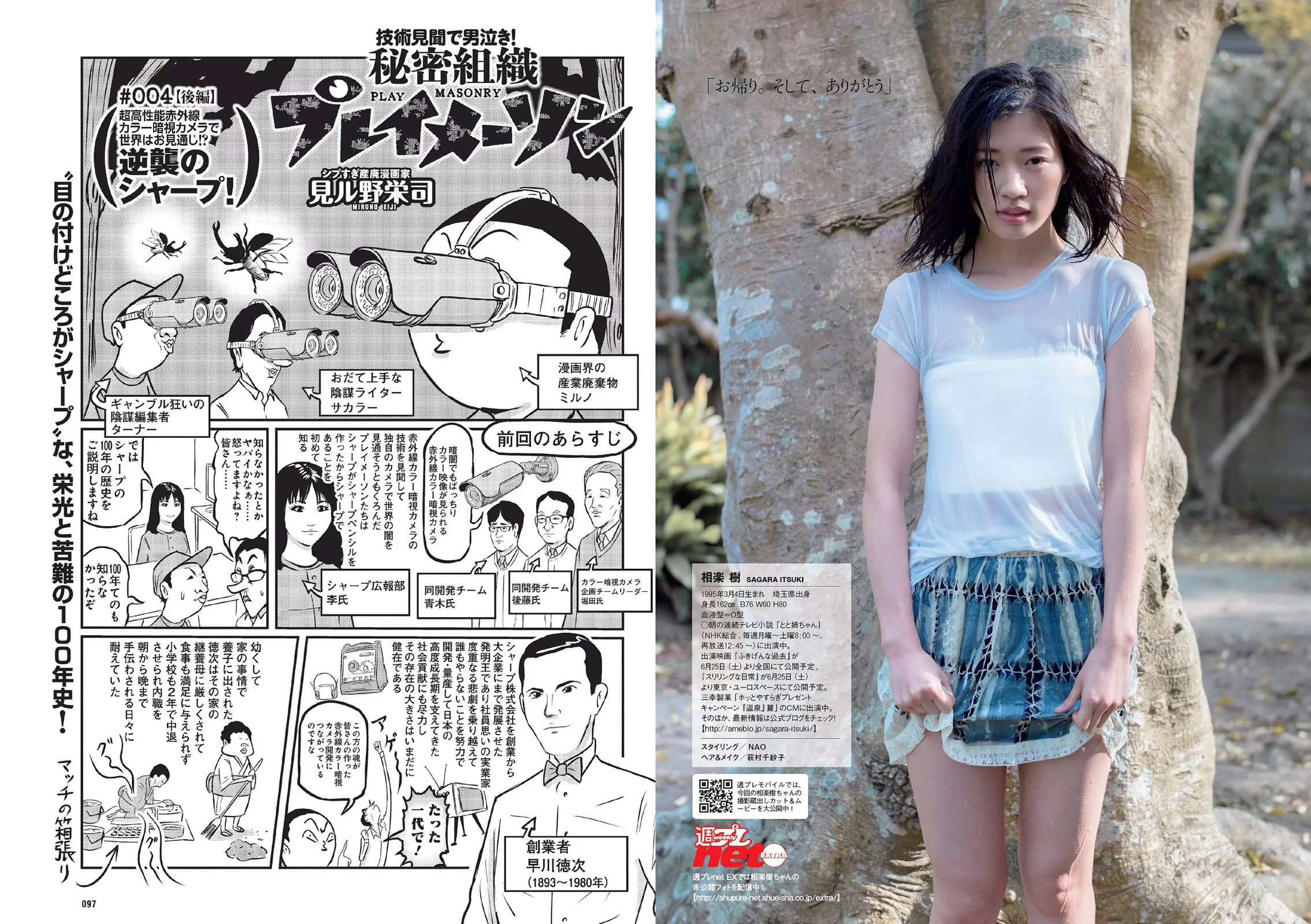 最上もが 松元絵里花 稲村亜美 相楽樹 市川紗椰 鈴木ふみ奈 池田裕子 [Weekly Playboy] 2016年No.23 写真杂志