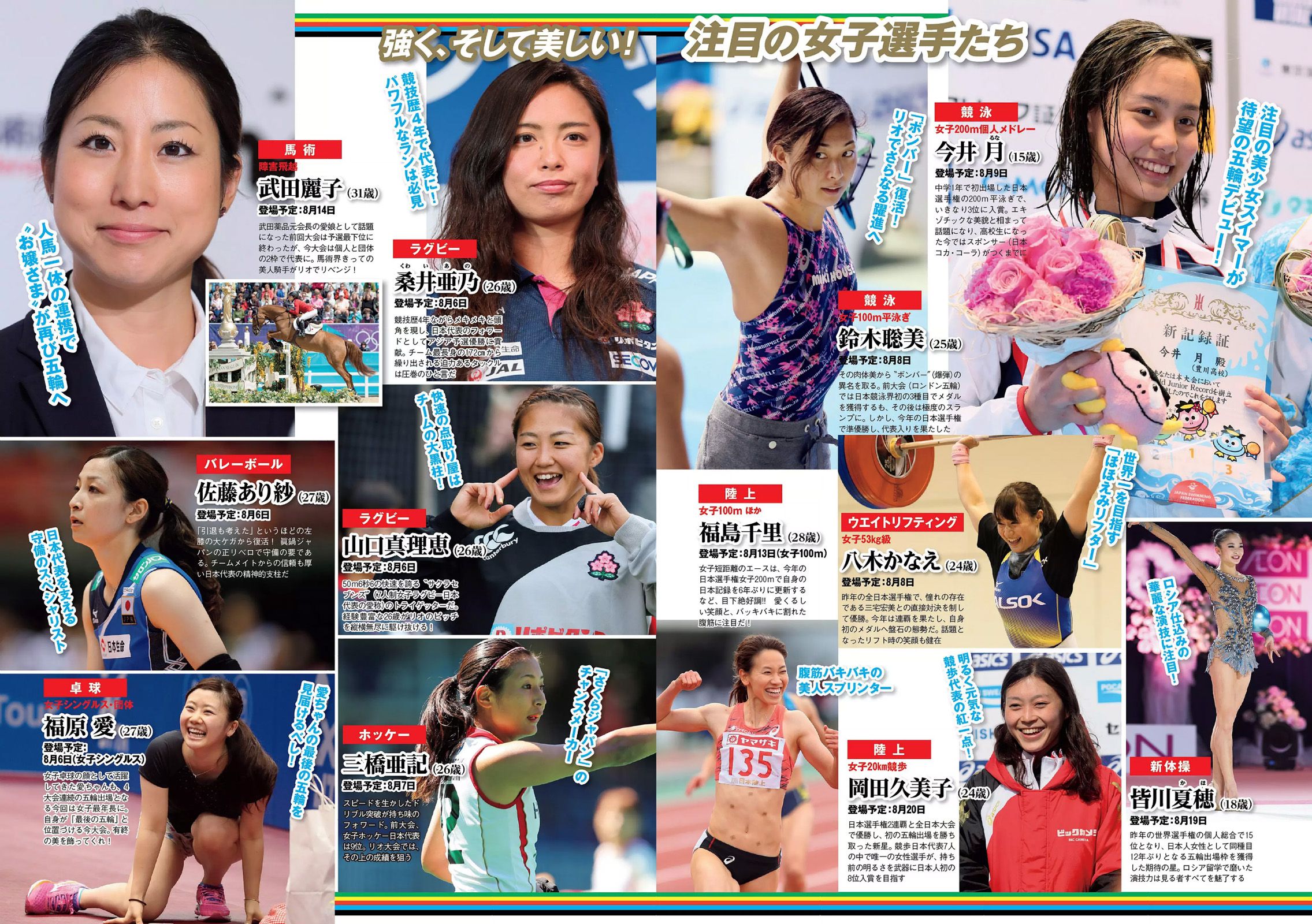 AKB48 佐野ひなこ 坂口佳穂 小島瑠璃子 内田理央 早瀬あや [Weekly Playboy] 2016年No.33 写真杂志