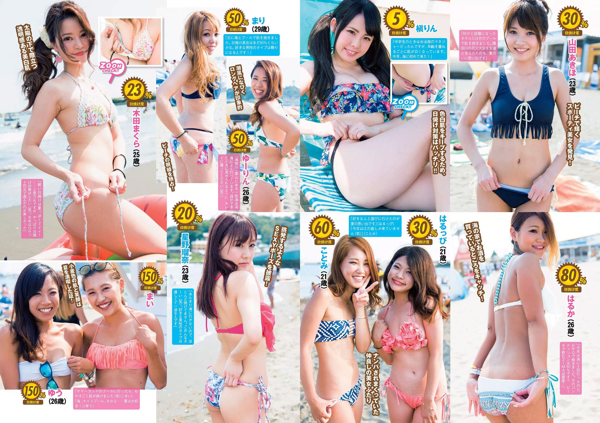 武田玲奈 伊藤ゆみ 大沢ひかる 水上京香 山崎真実 平嶋夏海 奥津マリリ 平塚奈菜 [Weekly Playboy] 2016年No.38 写真杂志