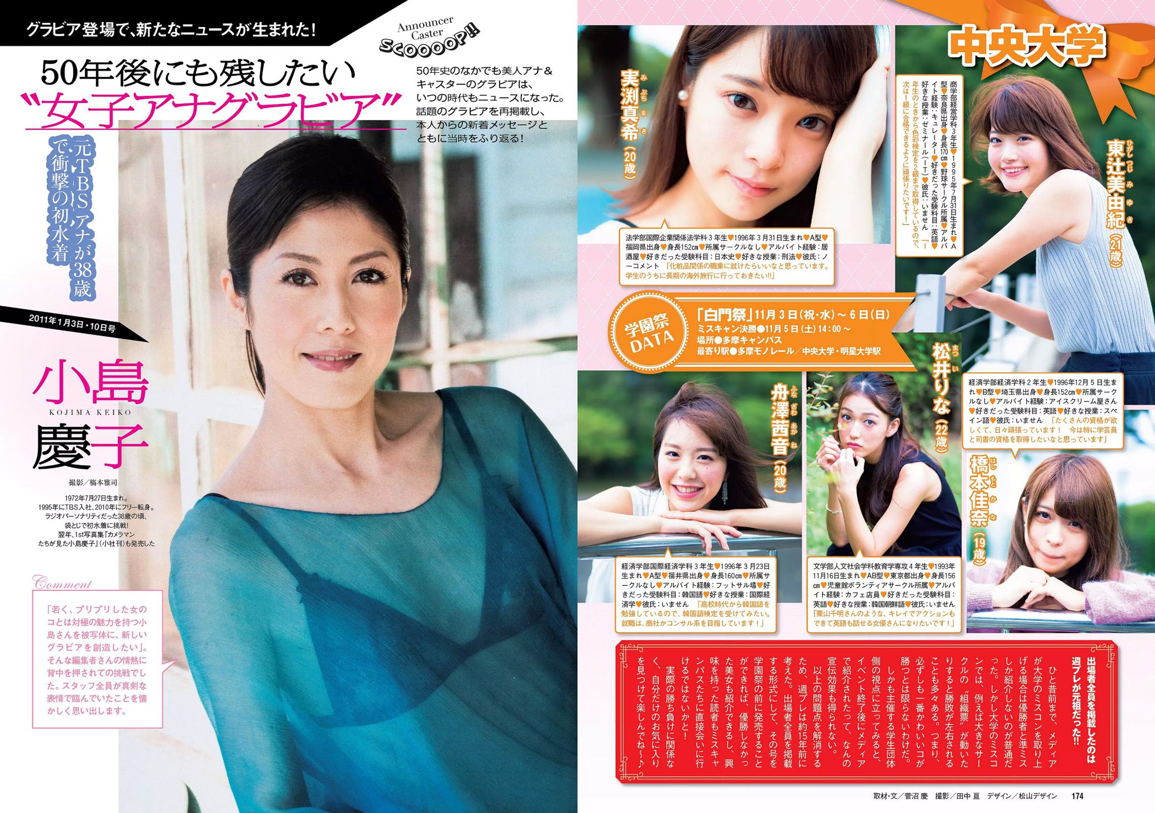 リア?ディゾン 浅田舞 伊東紗冶子 松岡李那 岩垂かれん [Weekly Playboy] 2016年No.46 写真杂志