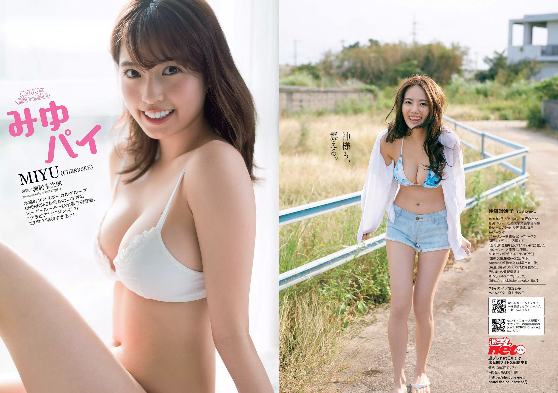 朝比奈彩 伊東紗冶子 MIYU 忍野さら はるかぜ. [Weekly Playboy] 2017年No.11 写真杂志