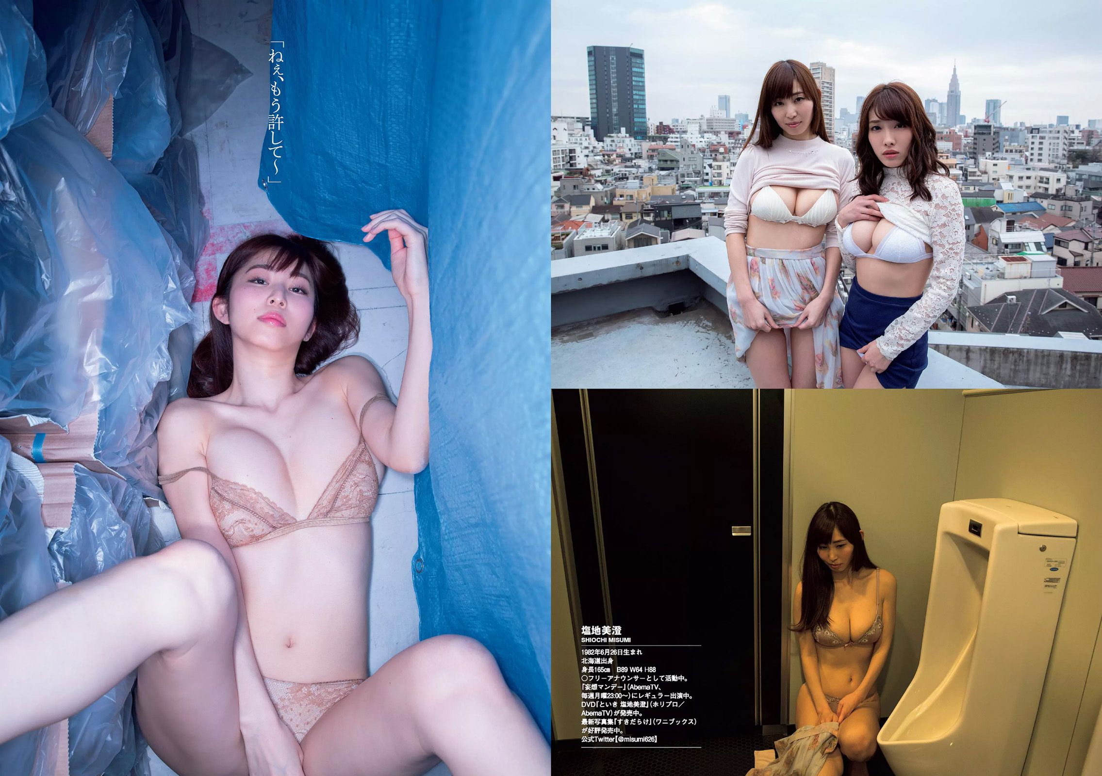逢沢りな 松永有紗 早乙女ゆう 稲村亜美 堀未央奈 入山杏奈 [Weekly Playboy] 2017年No.15 写真杂志