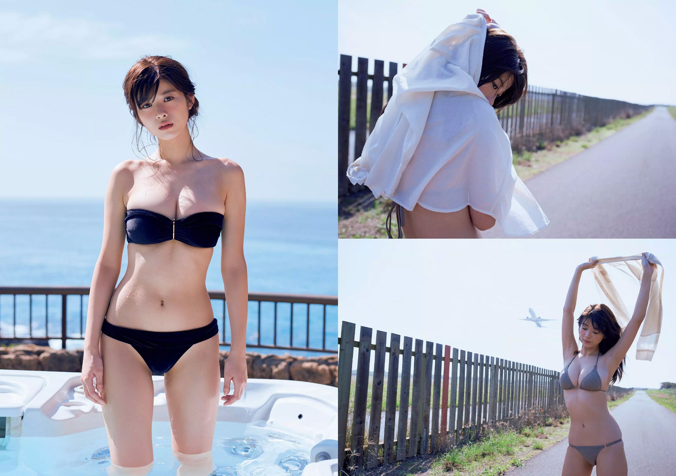 馬場ふみか 山根千佳 柳ゆり菜 岡田奈々 橋本梨菜 小日向結衣 [Weekly Playboy] 2017年No.22 写真杂志