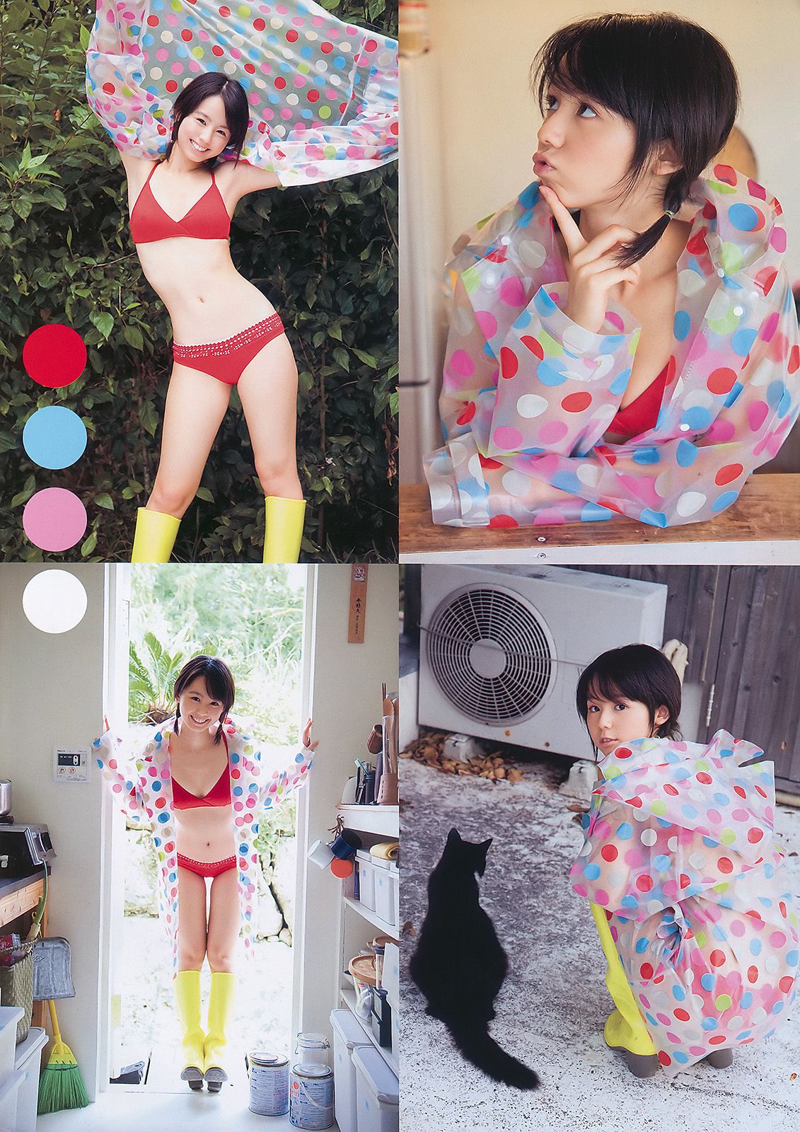 小池里奈 原幹恵 初音みのり 藤浦めぐ [Young Animal] 2010年No.03 写真杂志