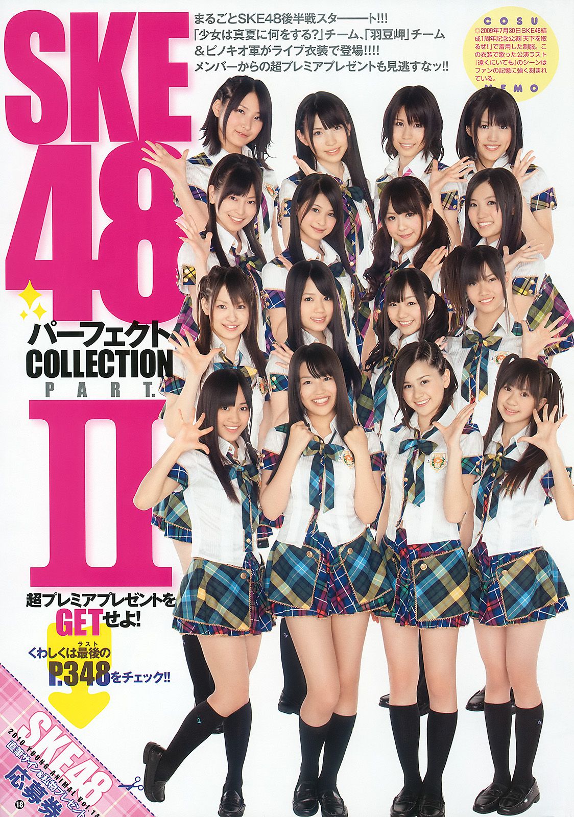 SKE48 大島麻衣 [Young Animal] 2010年No.14 写真杂志