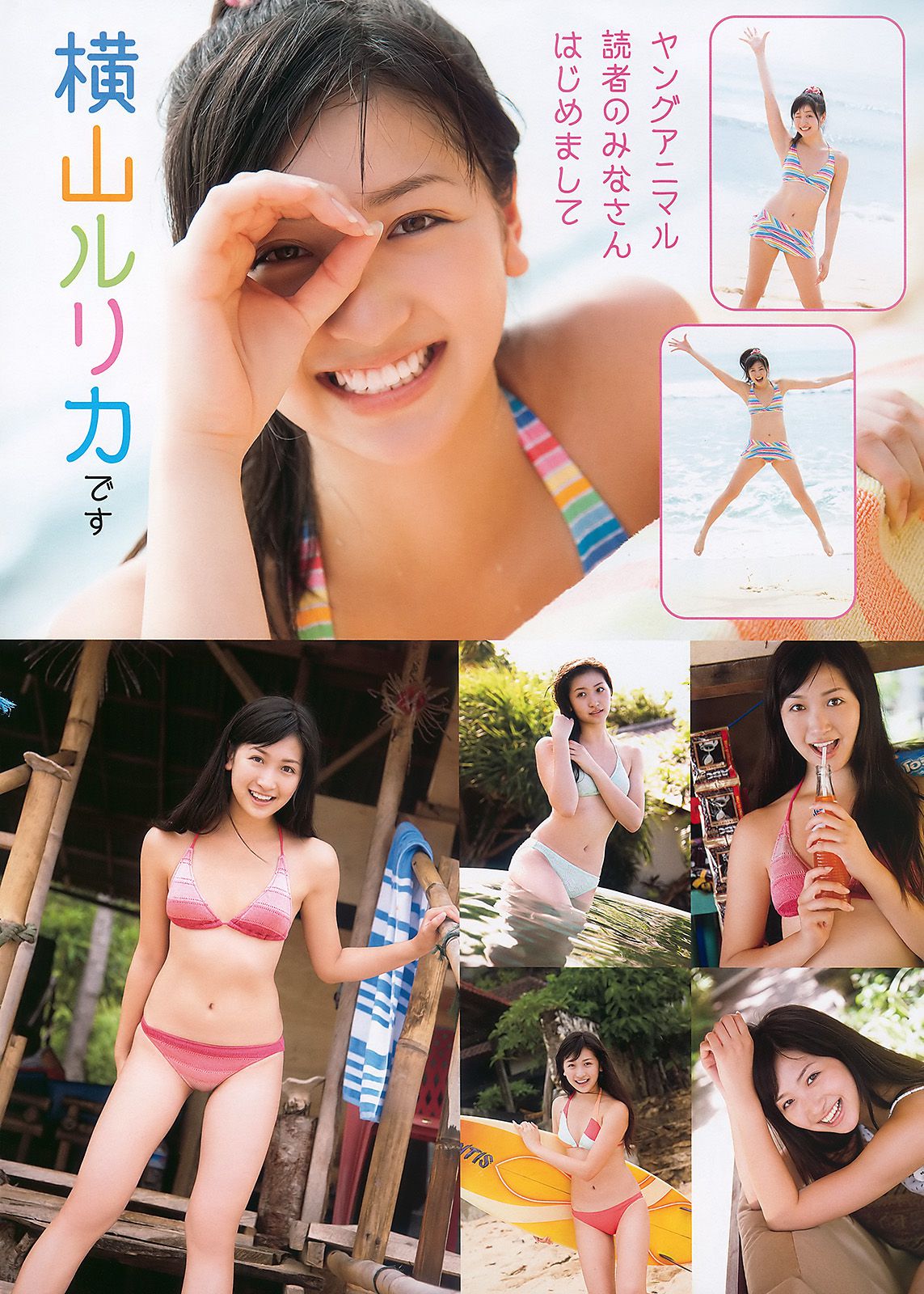 吉木りさ 横山ルリカ 横山美雪 [Young Animal] 2010年No.19 写真杂志