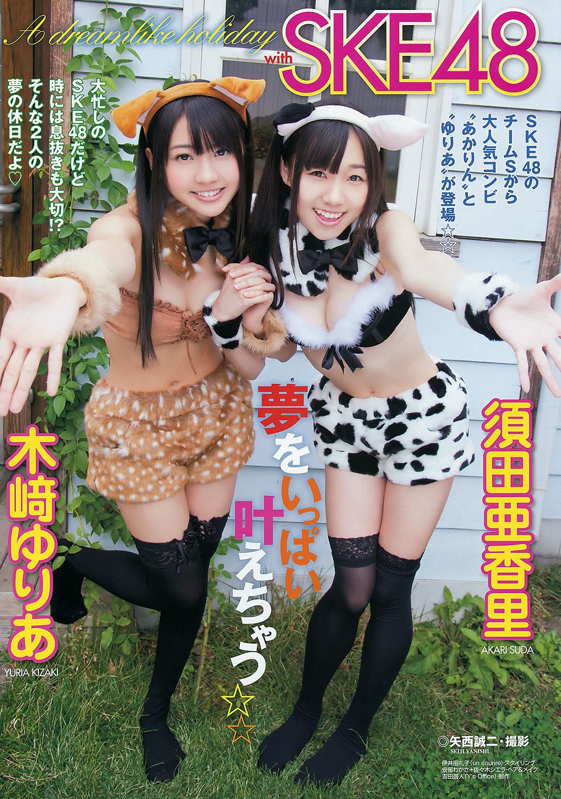SKE48 松井玲奈 小野晴香 [Young Animal] 2011年No.22 写真杂志