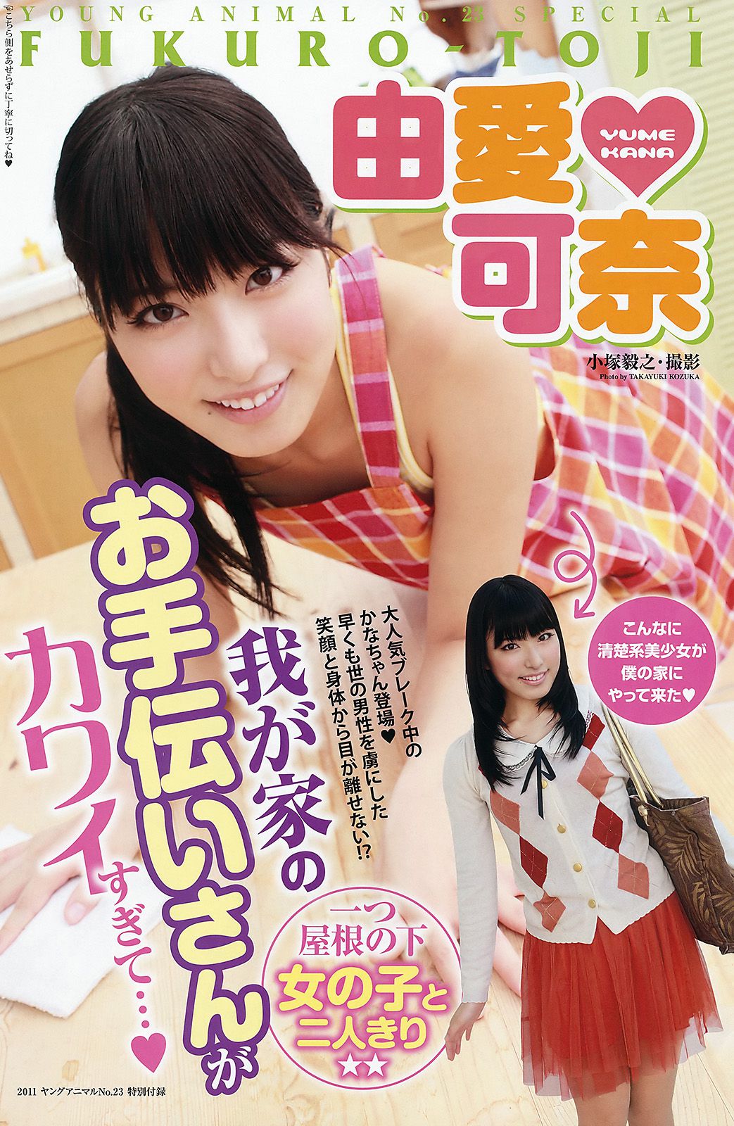 佐山彩香 小池唯 由爱可奈 [Young Animal] 2011年No.23 写真杂志