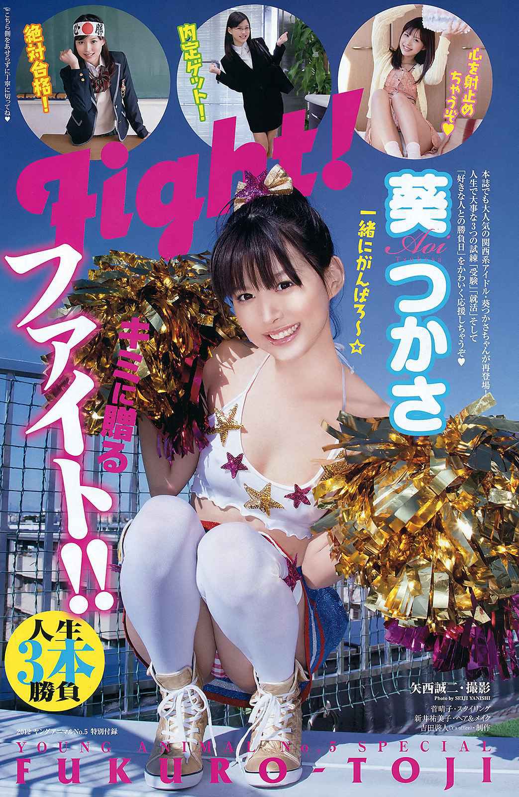 小池里奈 篠崎愛 葵つかさ [Young Animal] 2012年No.05 写真杂志