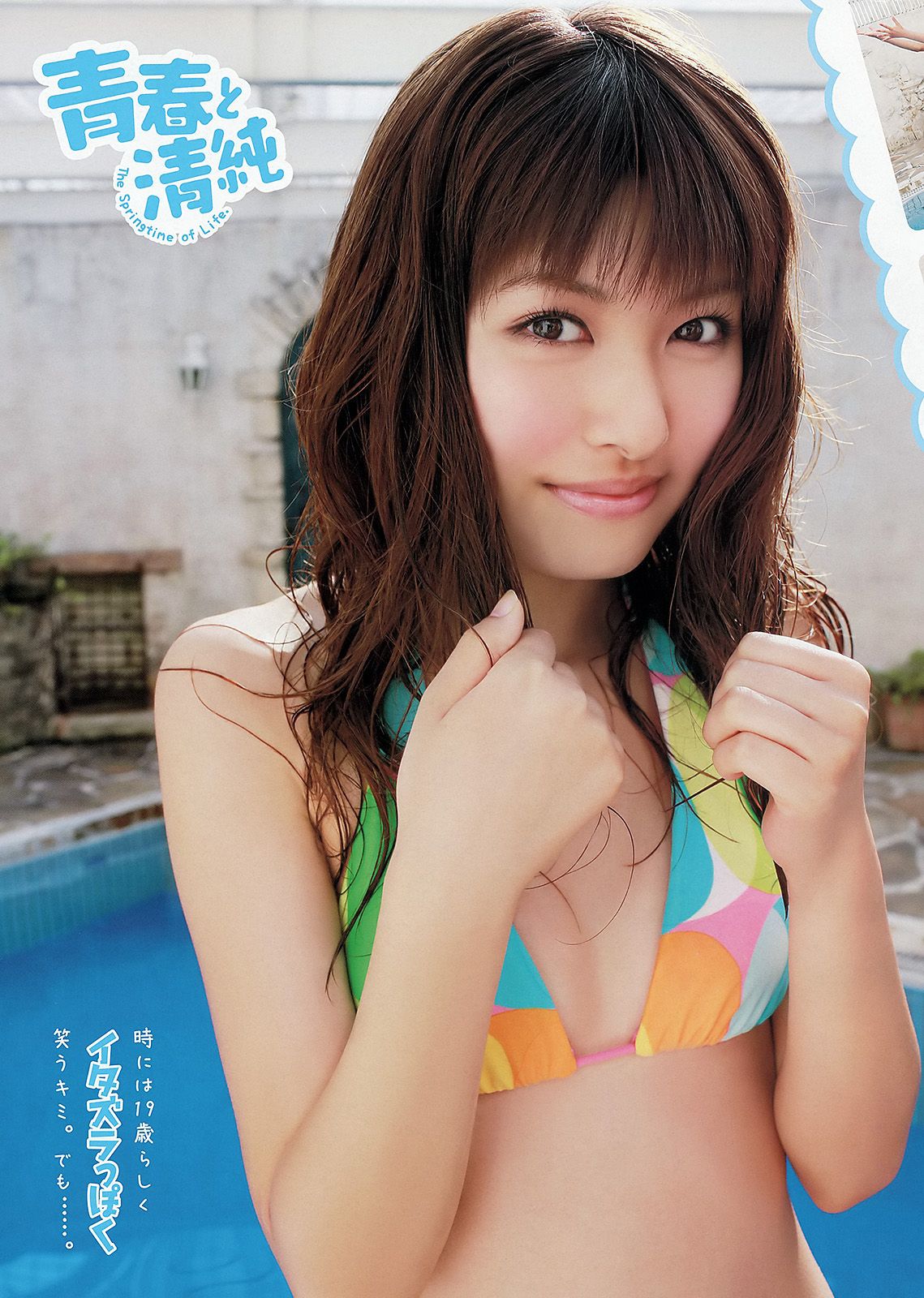 篠崎愛 橘ゆりか 由愛可奈 [Young Animal] 2012年No.17 写真杂志
