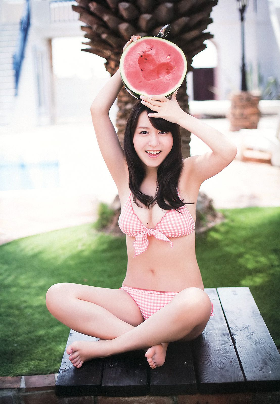 須田亜香里 高柳明音 木下有希子 大场美奈 松村香織 佐藤聖羅 鬼头桃菜 [Young Animal] 2013年No.14 写真杂志