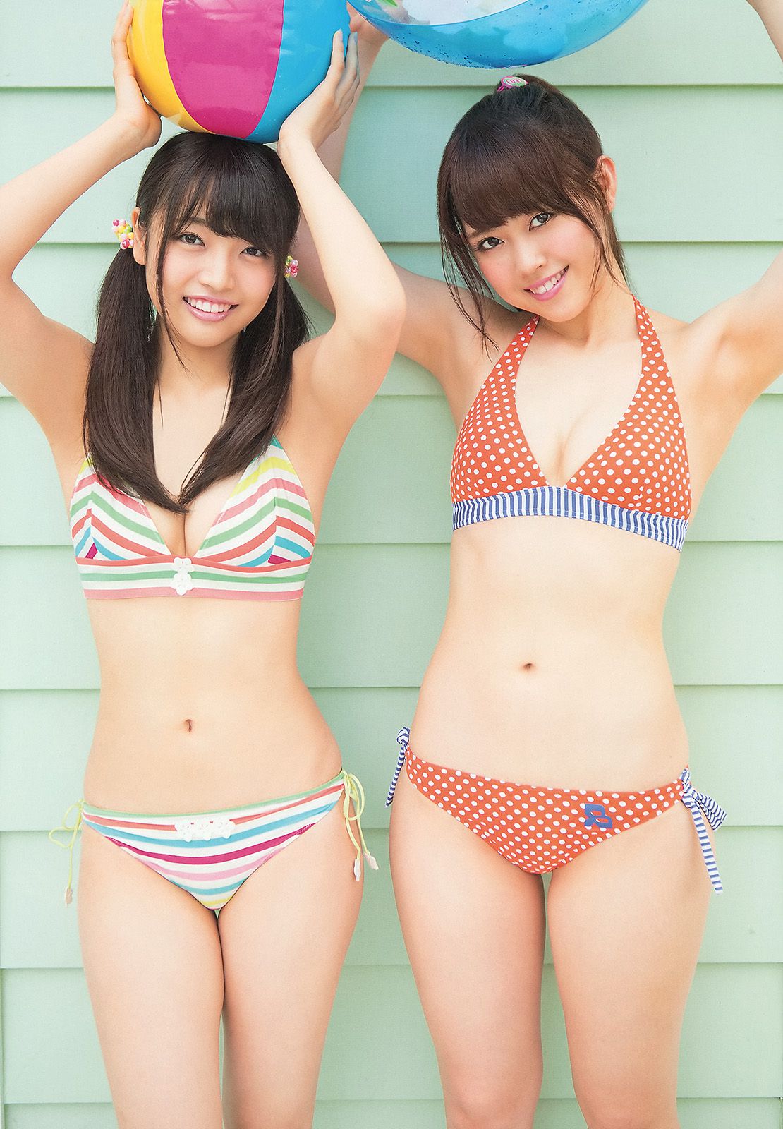 松井珠理奈 二村春香 竹内舞 古畑奈和 松村香織 [Young Animal] 2014年No.16 写真杂志