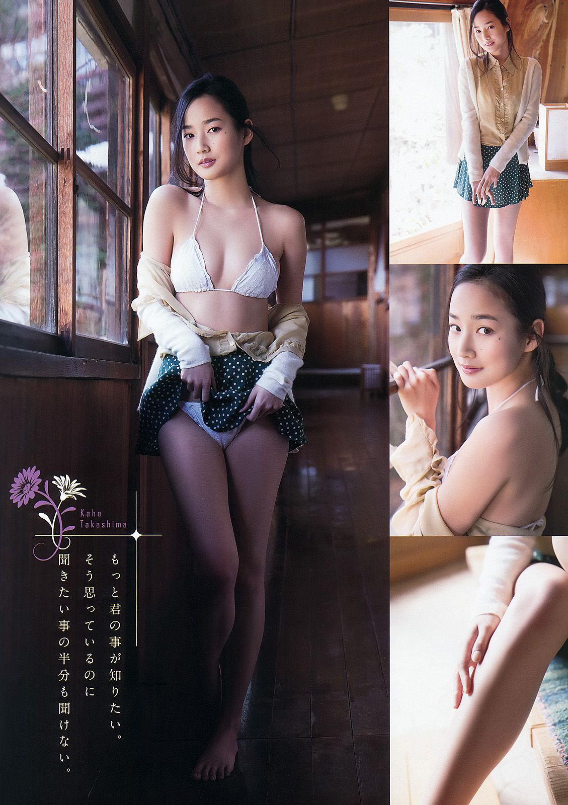 篠崎愛 高嶋香帆 [Young Animal] 2015年No.08 写真杂志