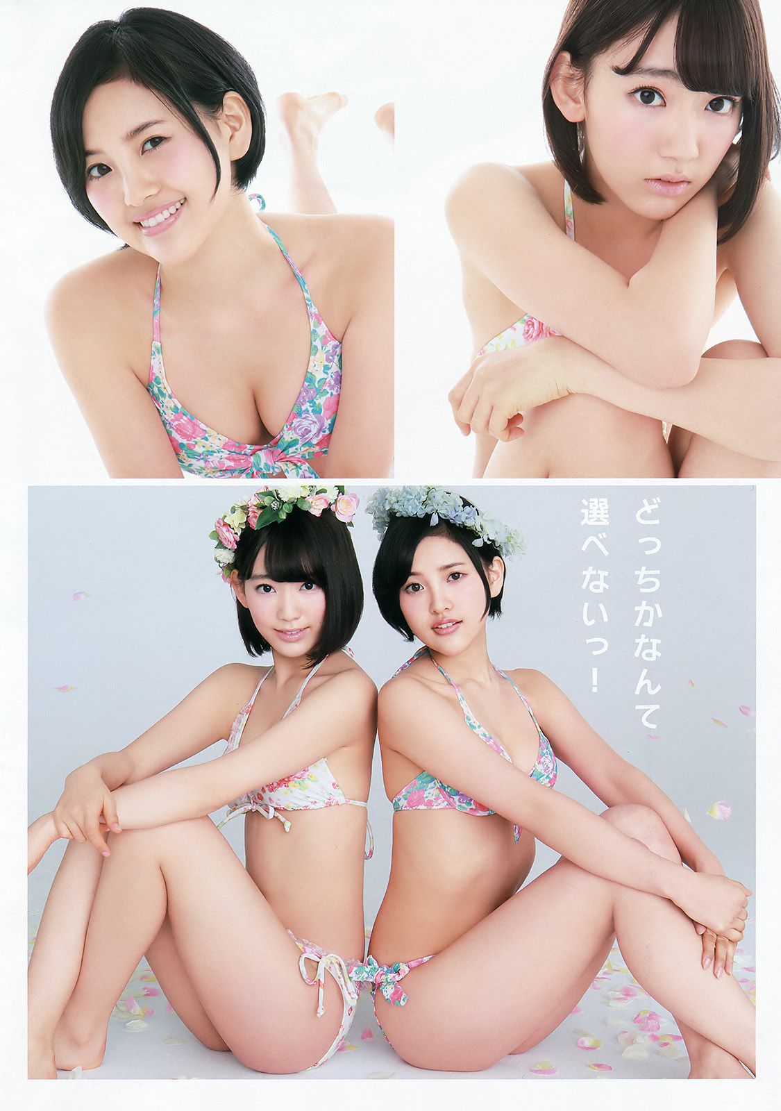 宮脇咲良 兒玉遥 朝長美桜 松岡菜摘 穴井千尋 [Young Animal] 2015年No.10 写真杂志