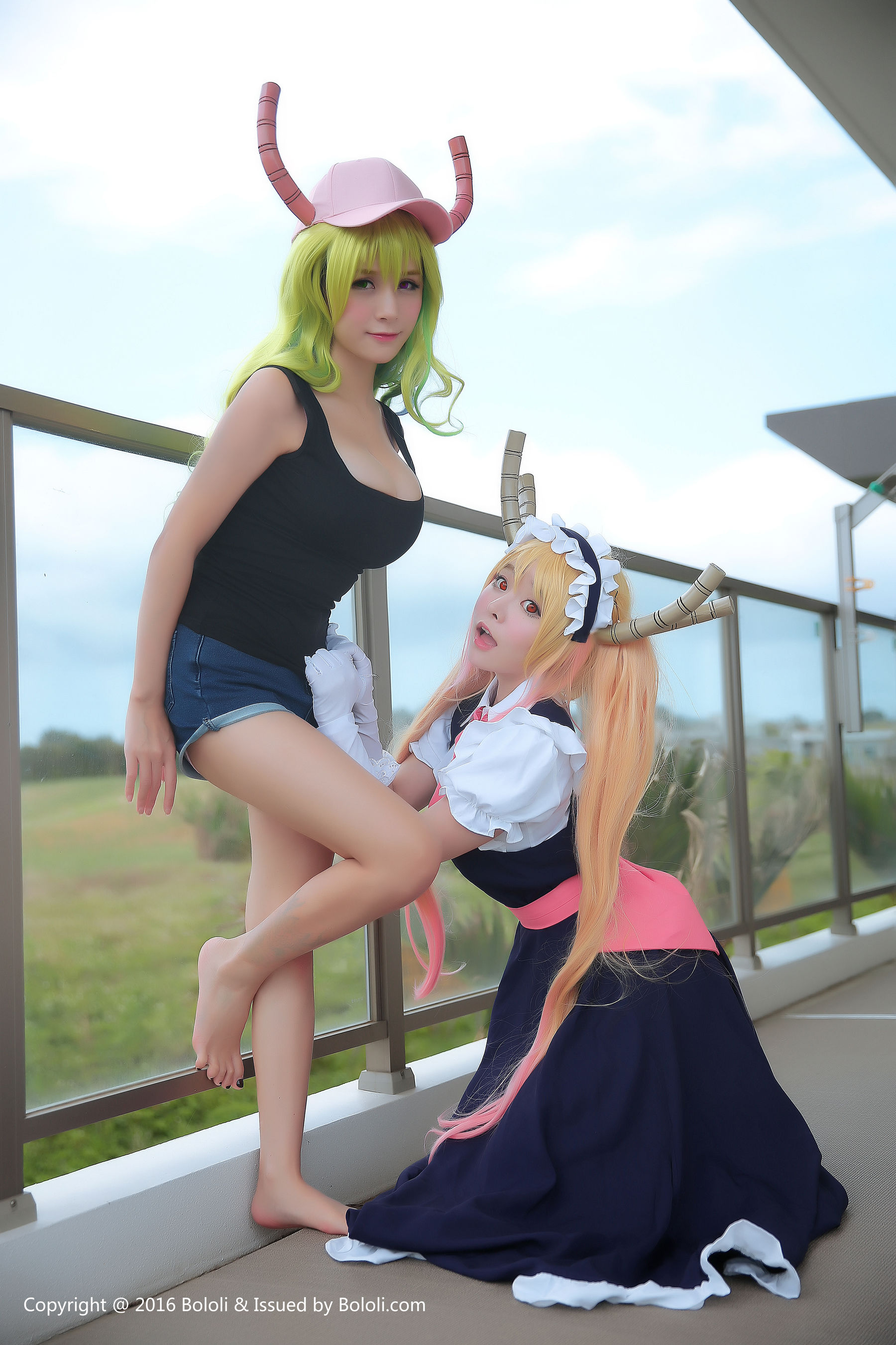 夏美酱、柳侑绮《小林家的龙女仆》日常版本！ [Bololi波萝社] BOL.047