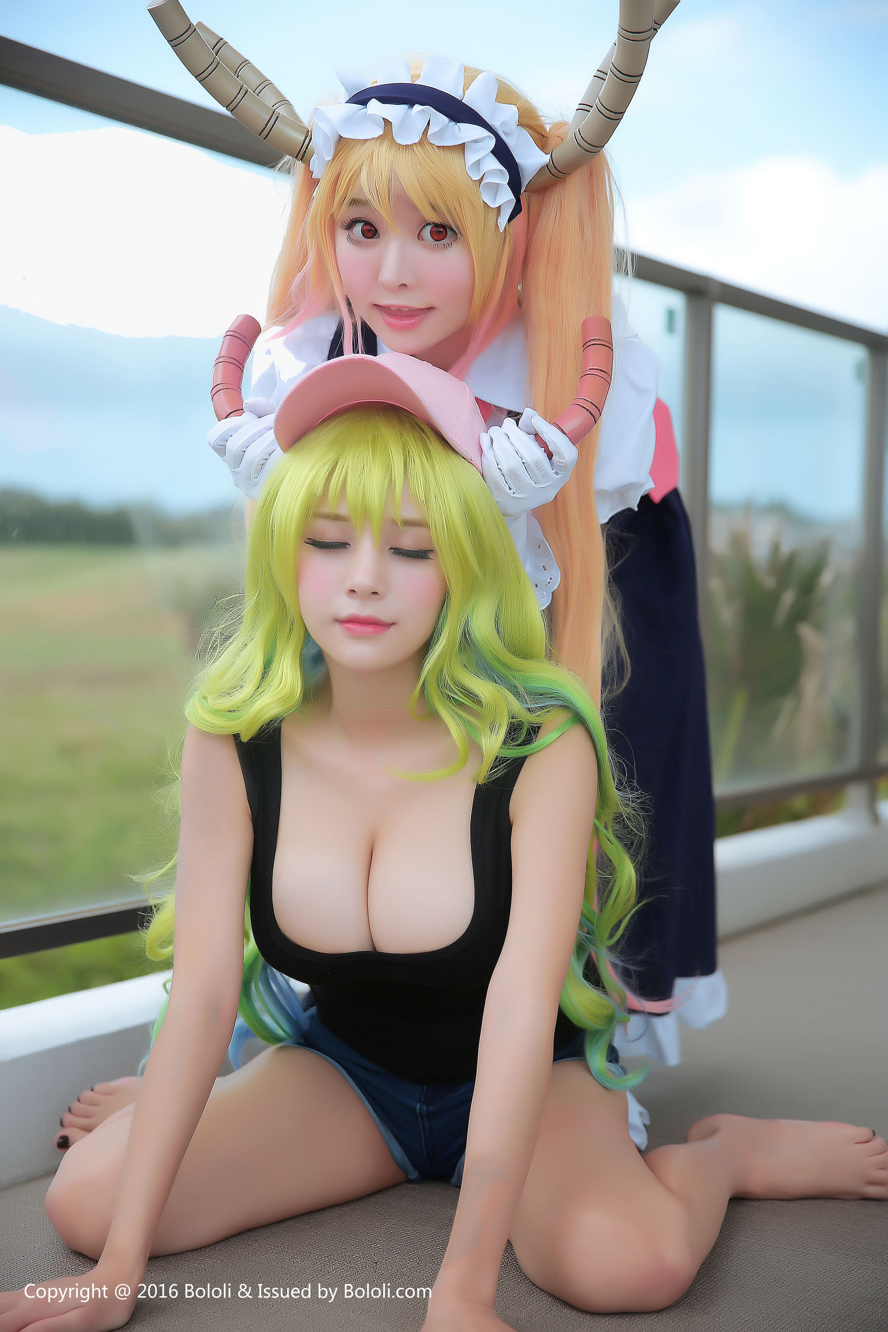 夏美酱、柳侑绮《小林家的龙女仆》日常版本！ [Bololi波萝社] BOL.047