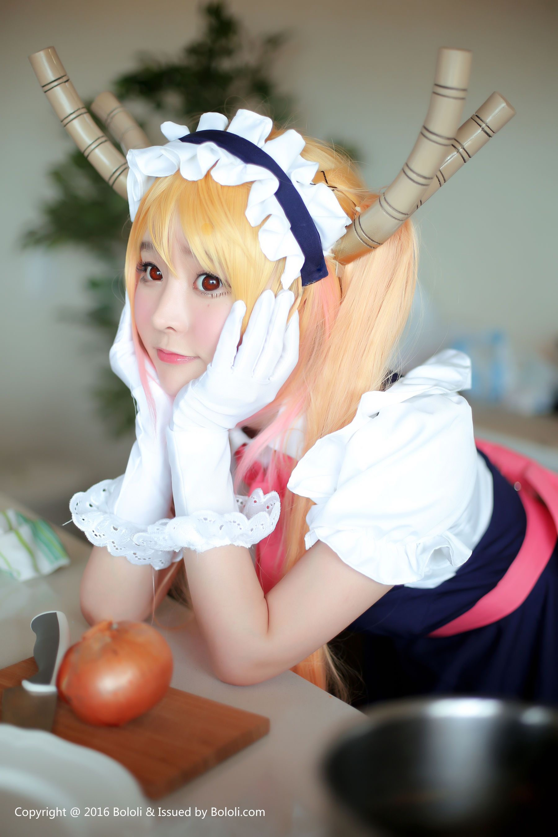 夏美酱、柳侑绮《小林家的龙女仆》日常版本！ [Bololi波萝社] BOL.047