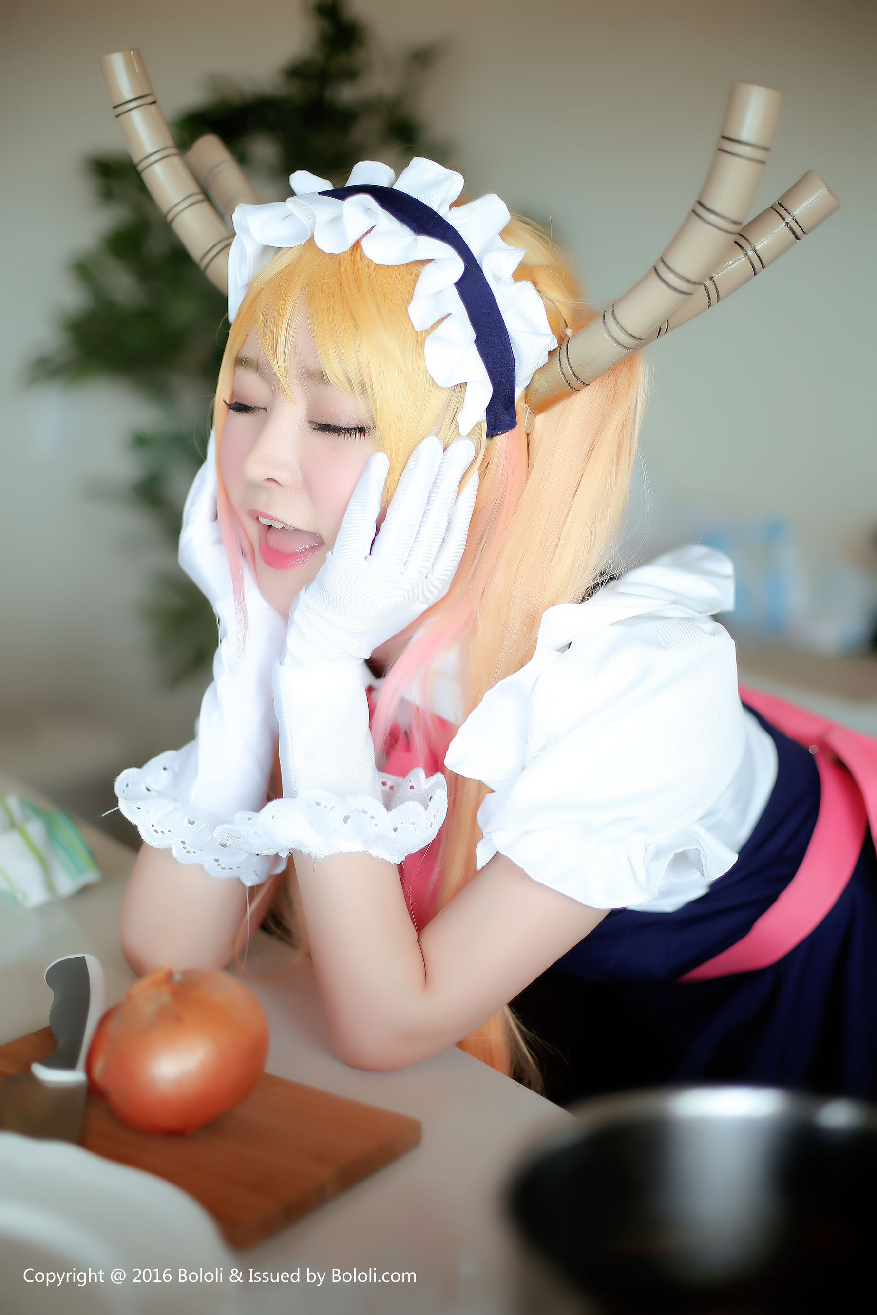 夏美酱、柳侑绮《小林家的龙女仆》日常版本！ [Bololi波萝社] BOL.047