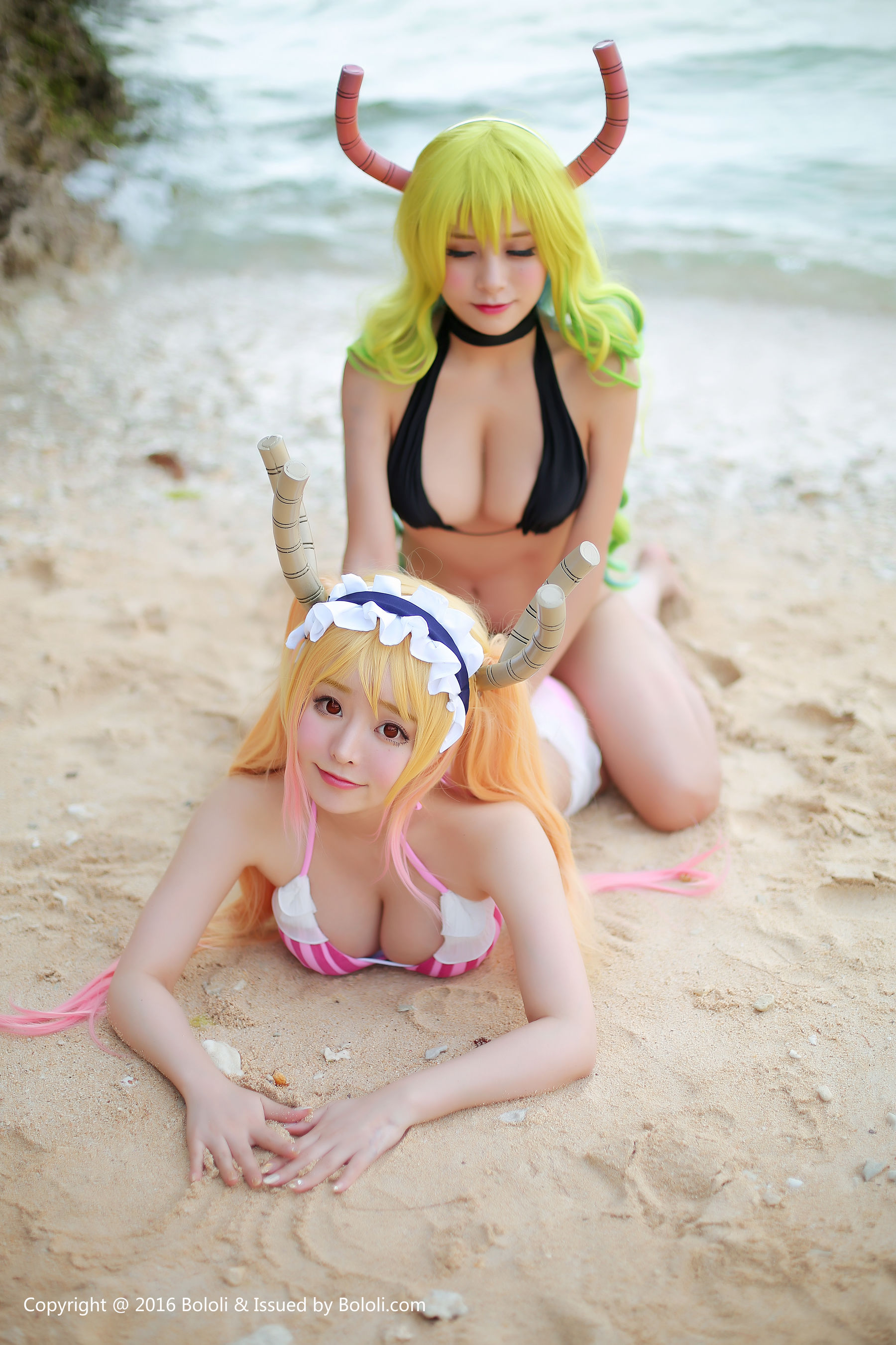 柳侑绮、夏美酱《妹抖龙比基尼》 [Bololi波萝社] BOL.052