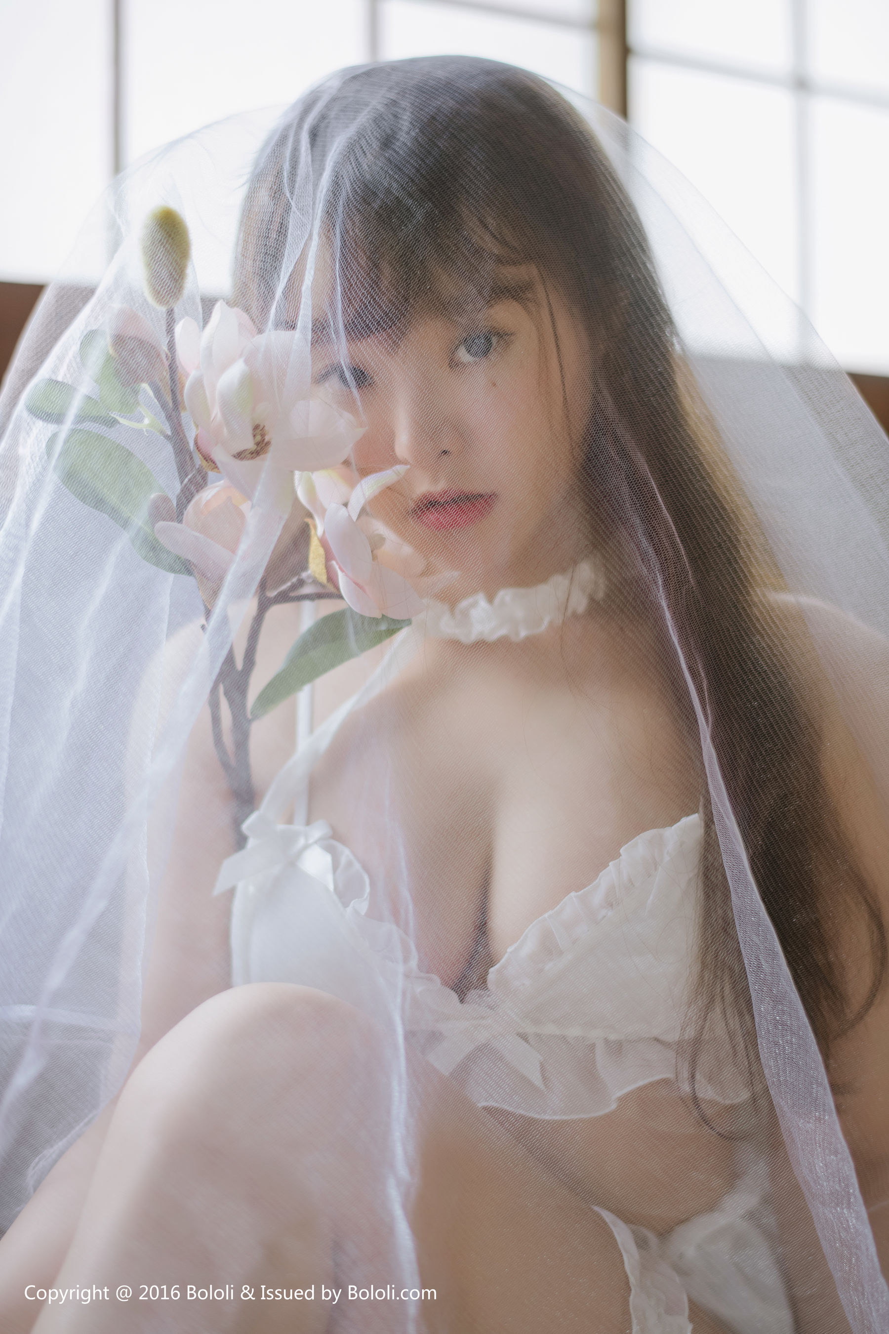 柳侑绮《白纱少女与花》 [Bololi波萝社] BOL.090