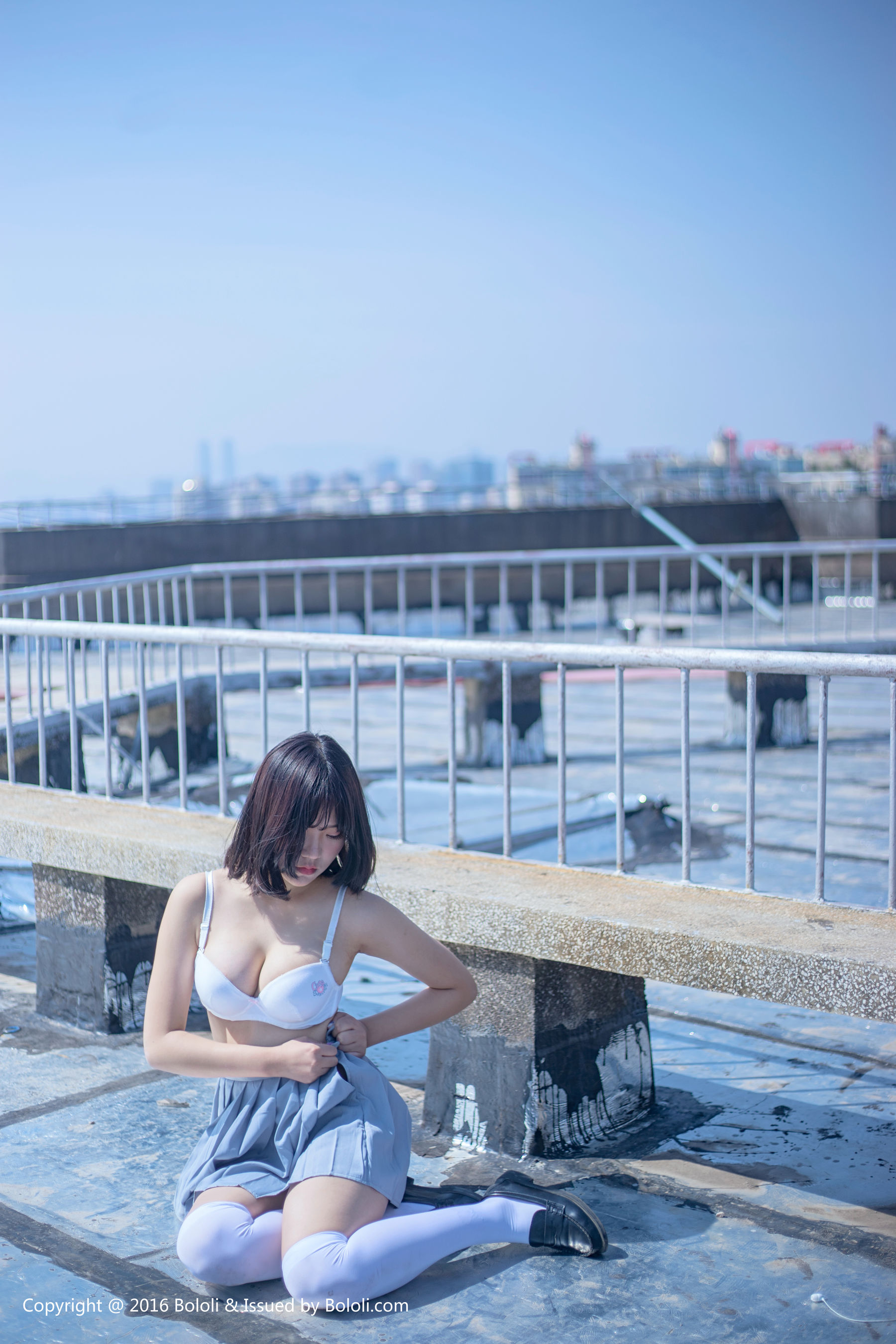 汐姐《天台JK制服》 [Bololi波萝社] BOL.096