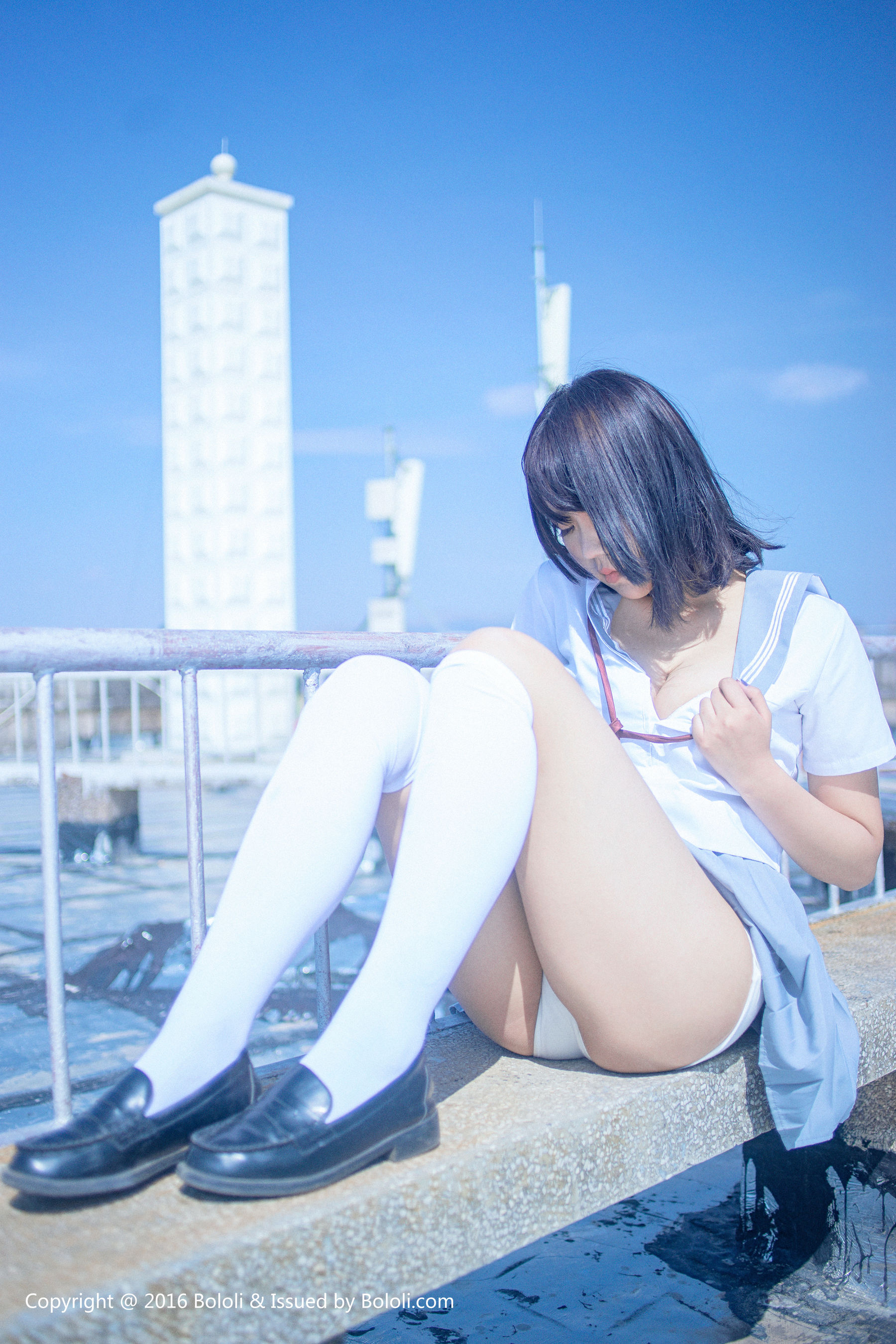汐姐《天台JK制服》 [Bololi波萝社] BOL.096