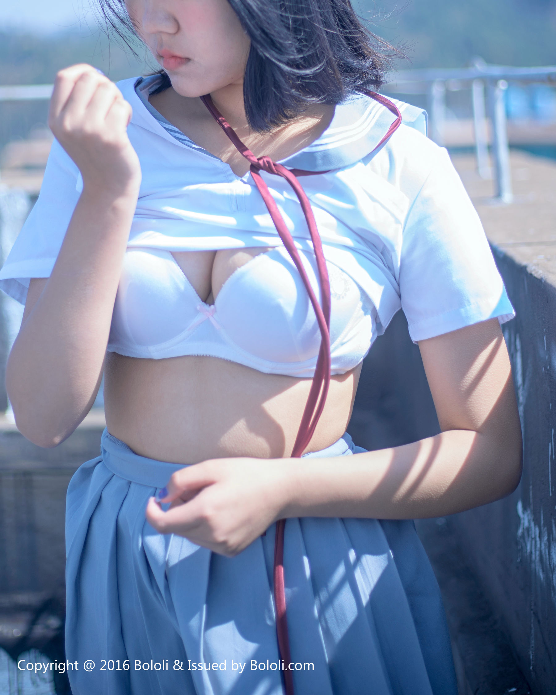 汐姐《天台JK制服》 [Bololi波萝社] BOL.096