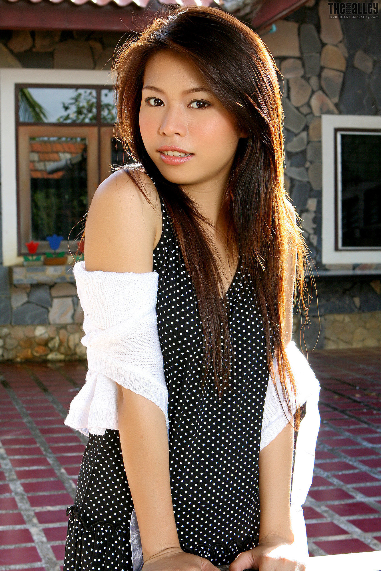 [TheBlackAlley] Jennie Leung 清纯连衣裙