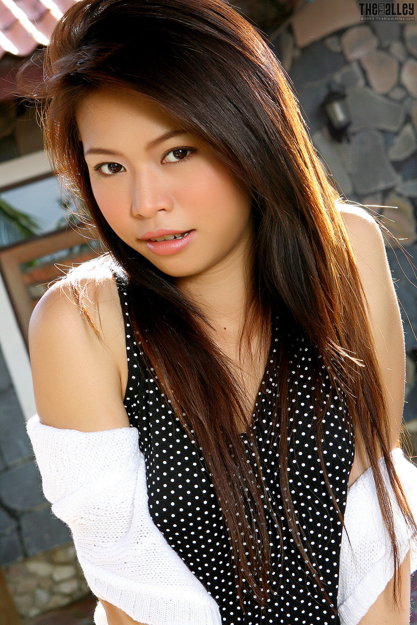 [TheBlackAlley] Jennie Leung 清纯连衣裙