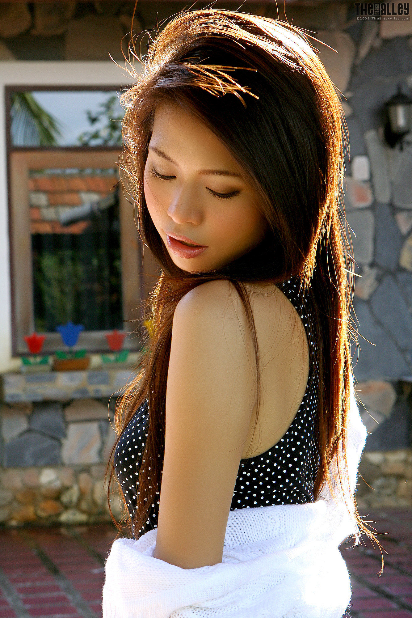 [TheBlackAlley] Jennie Leung 清纯连衣裙