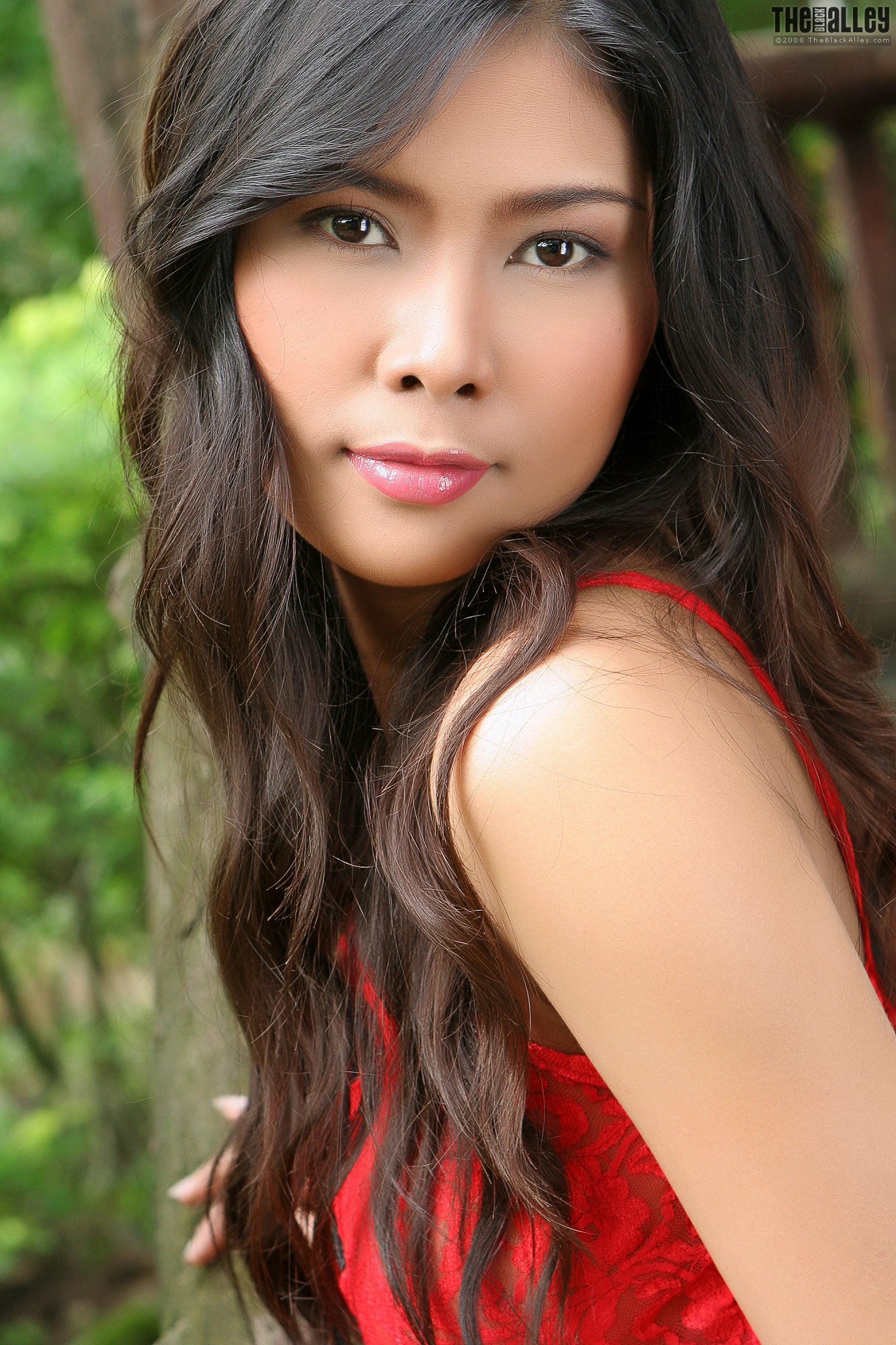 [TheBlackAlley] Nattheera Raiwan 蕾丝短裙人体摄影