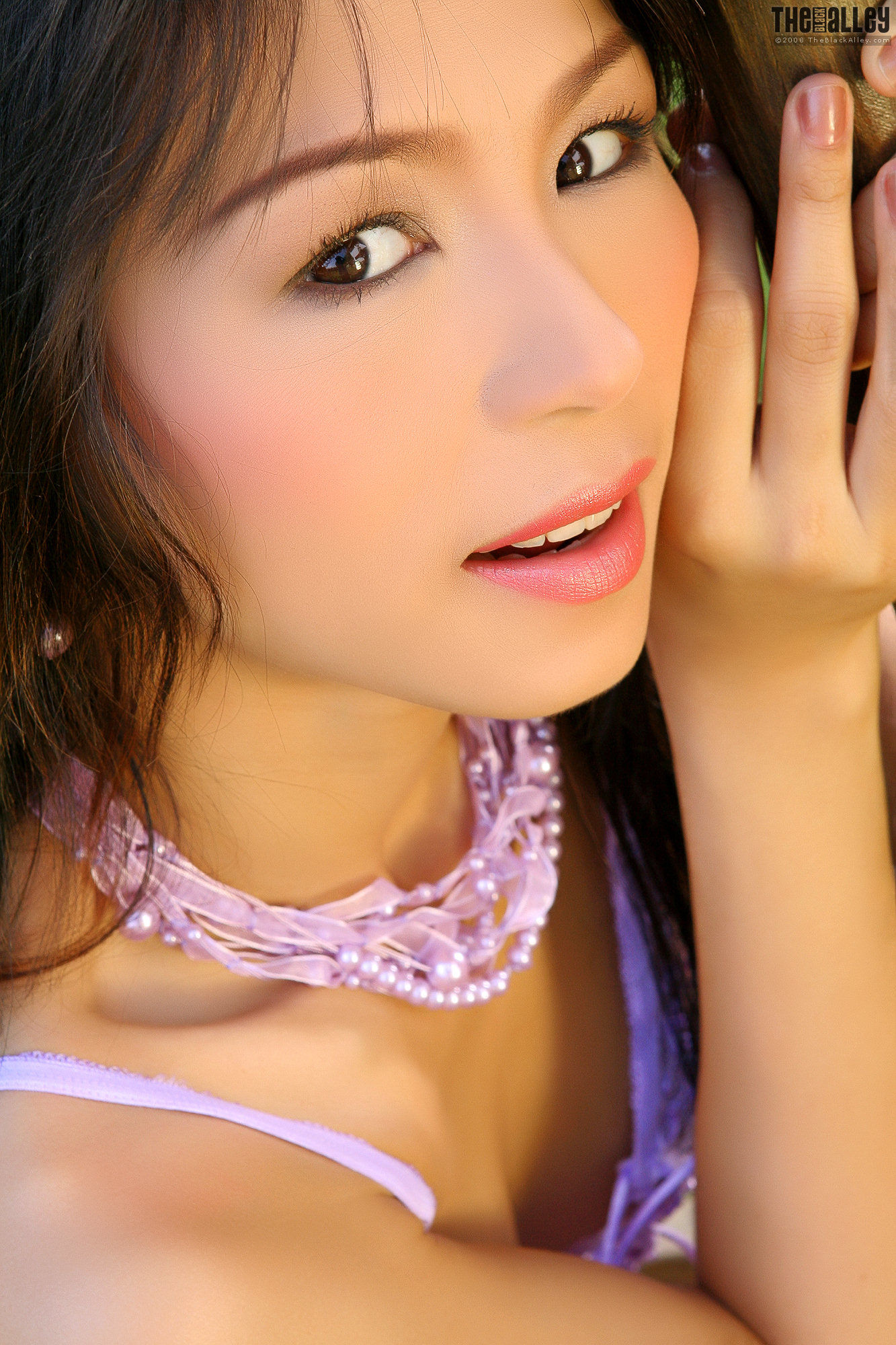[TheBlackAlley/TBA黑巷] Vicky Wei 蕾丝吊带裙