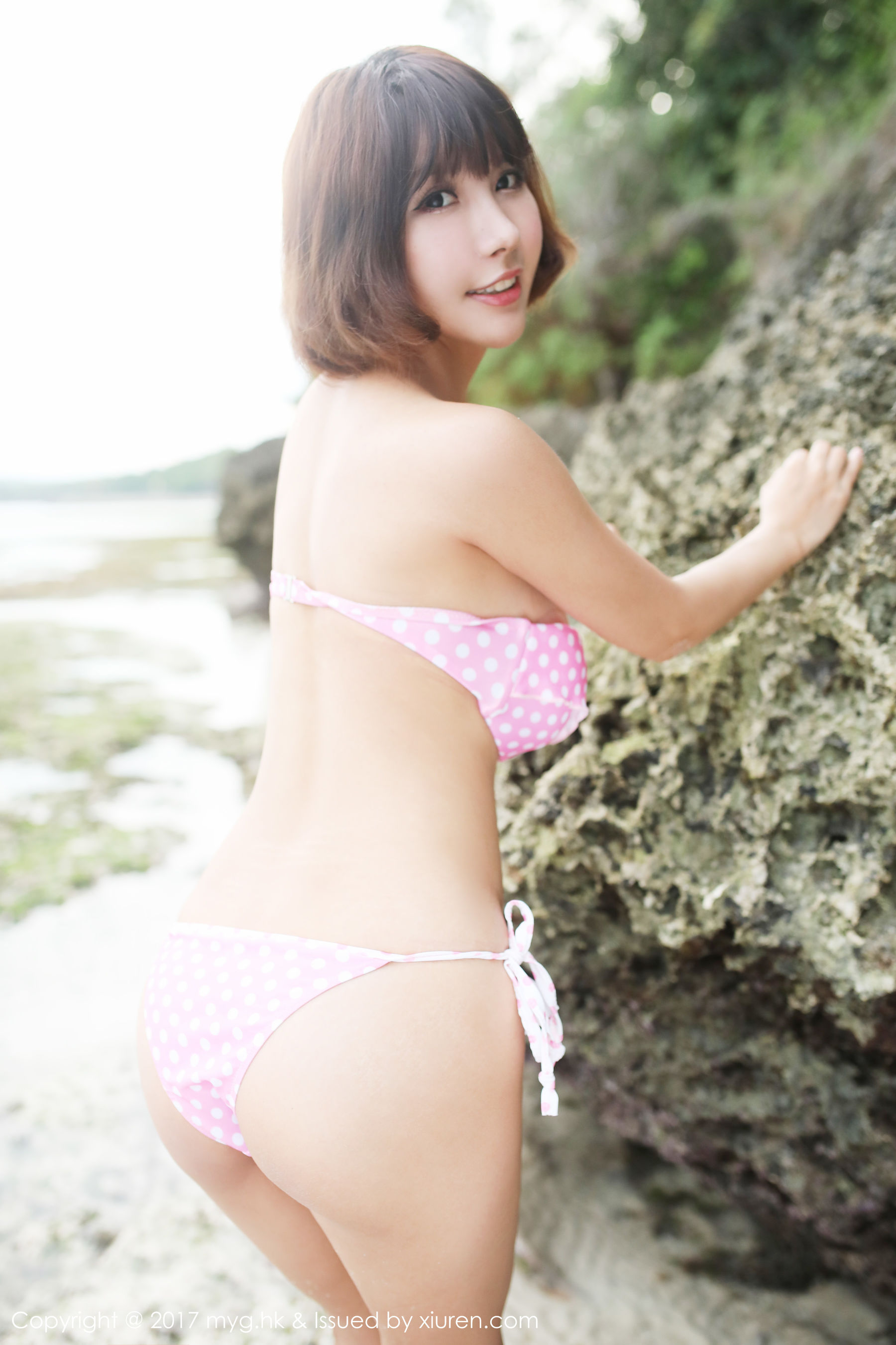 晓茜sunny《海边波点式比基尼系列》 [美媛馆MyGirl] Vol.267