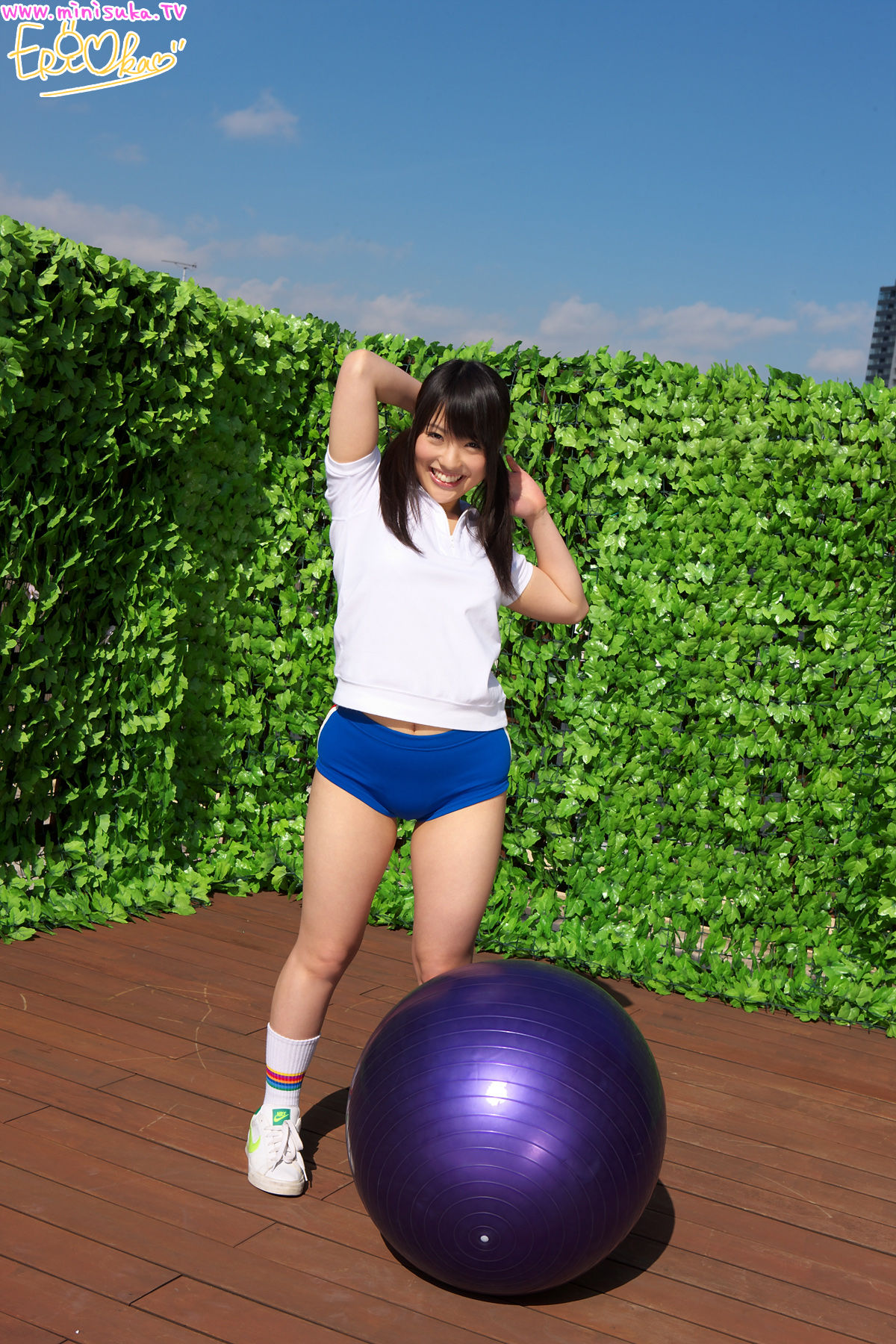 Eri Oka 岡英里《双马尾运动少女》 [Minisuka.tv]