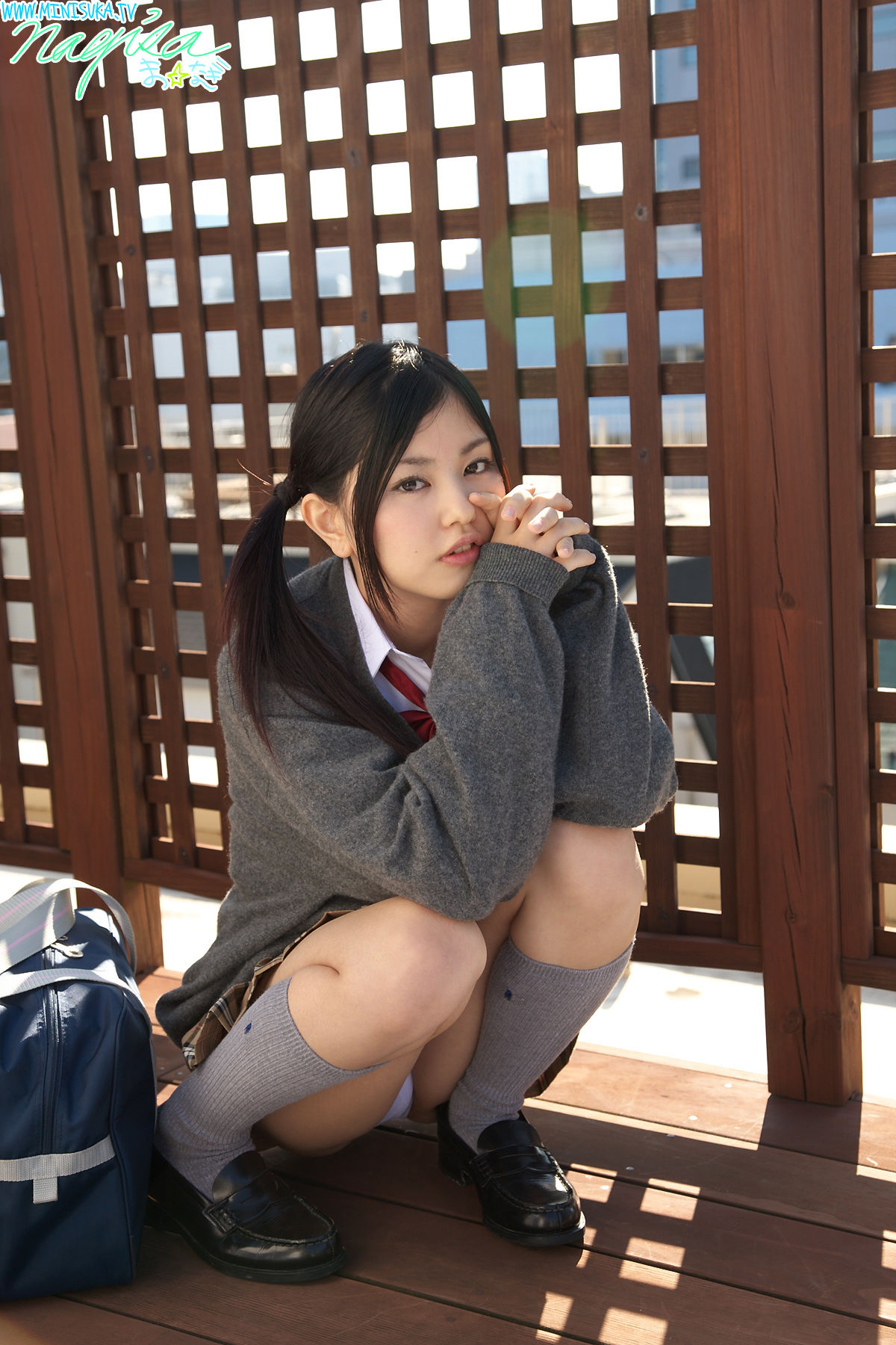 松山渚《双马尾校服诱惑》 [Minisuka.tv]