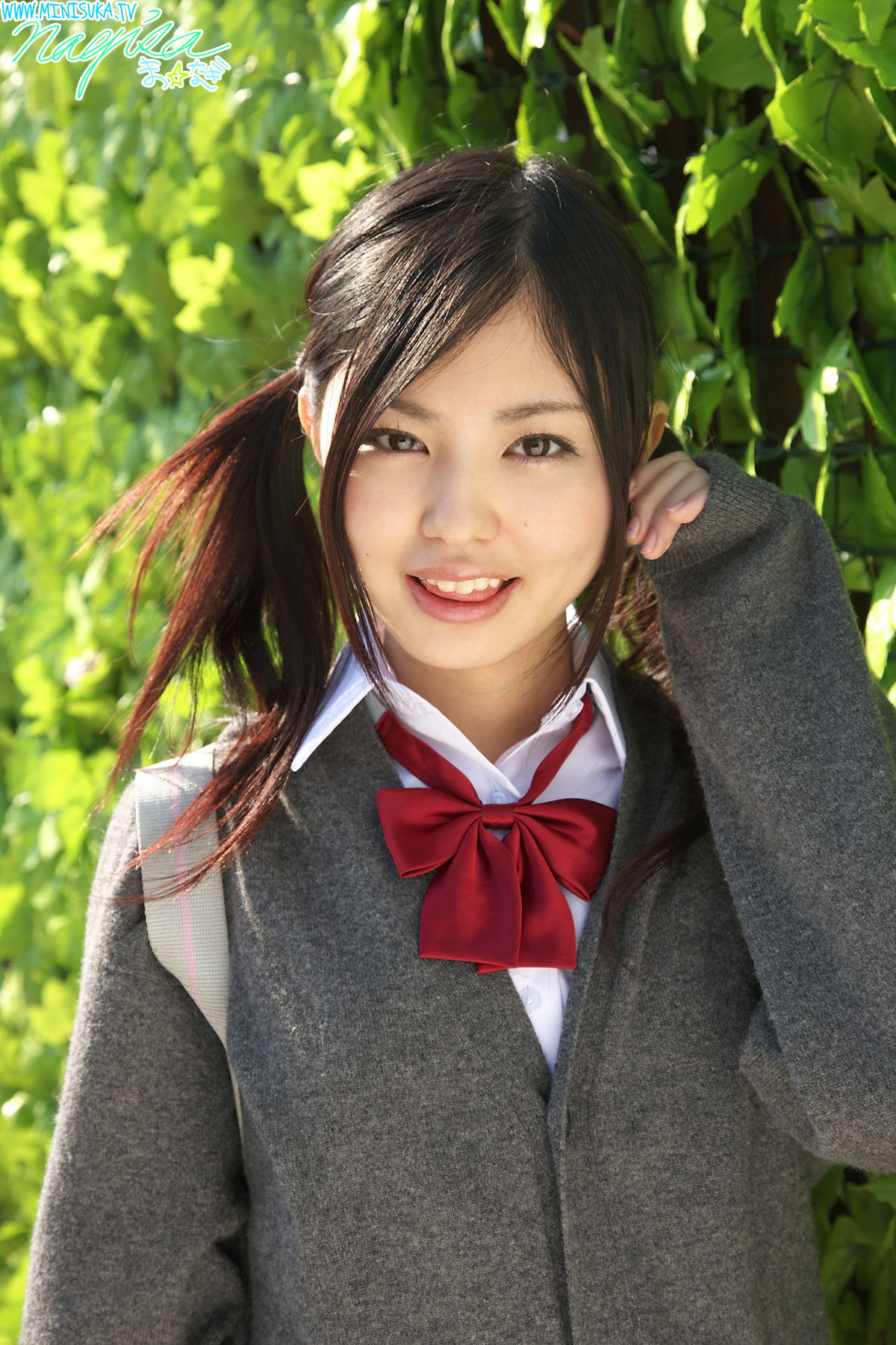 松山渚《双马尾校服诱惑》 [Minisuka.tv]