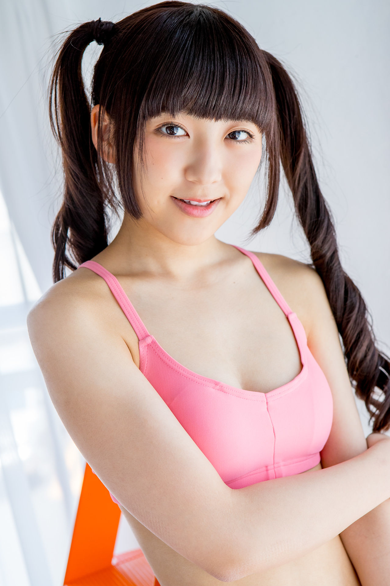 高梨あい《双马尾健身+背心系列》 [Minisuka.tv]