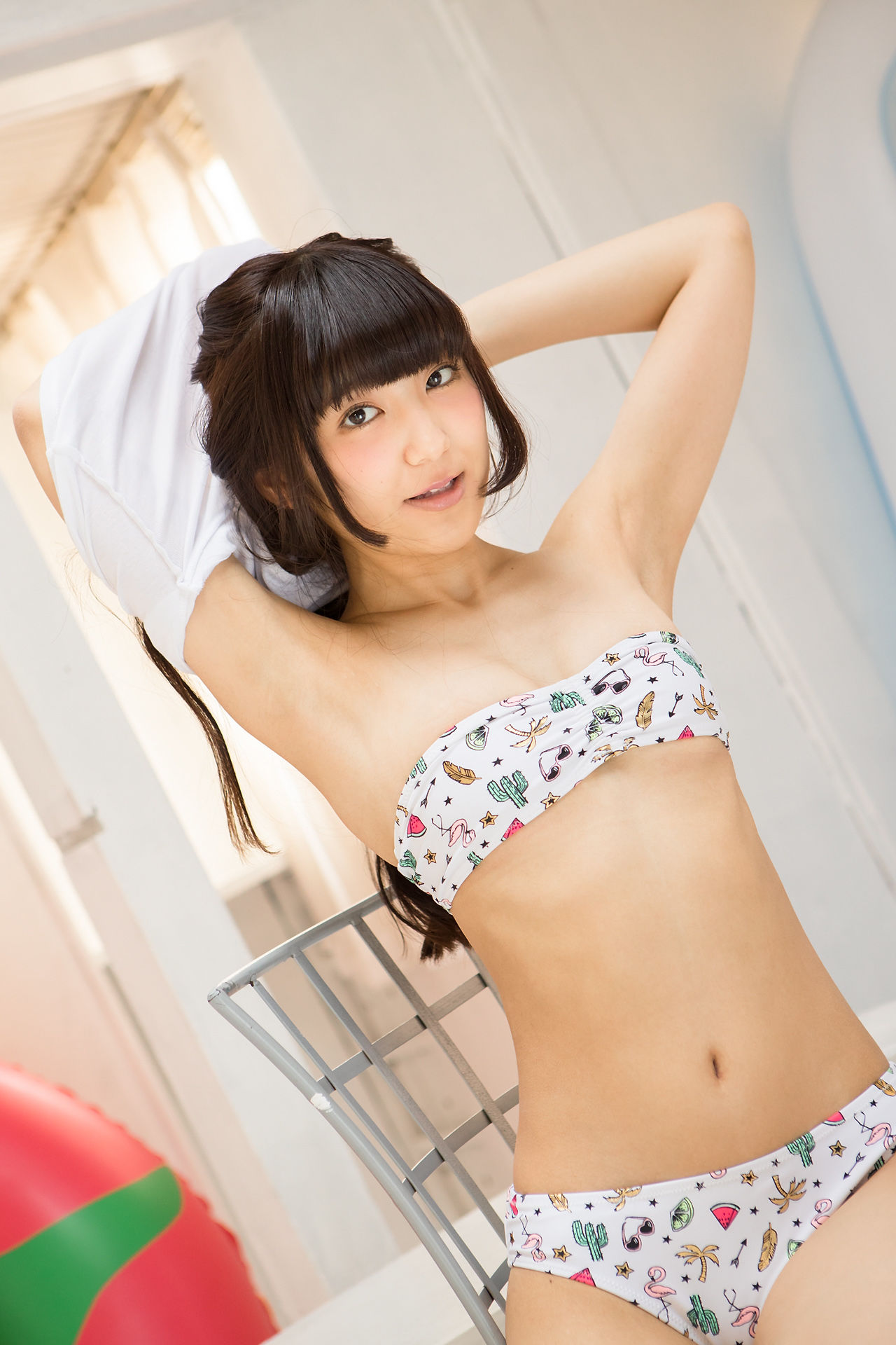 高梨あい《双马尾健身+背心系列》 [Minisuka.tv]