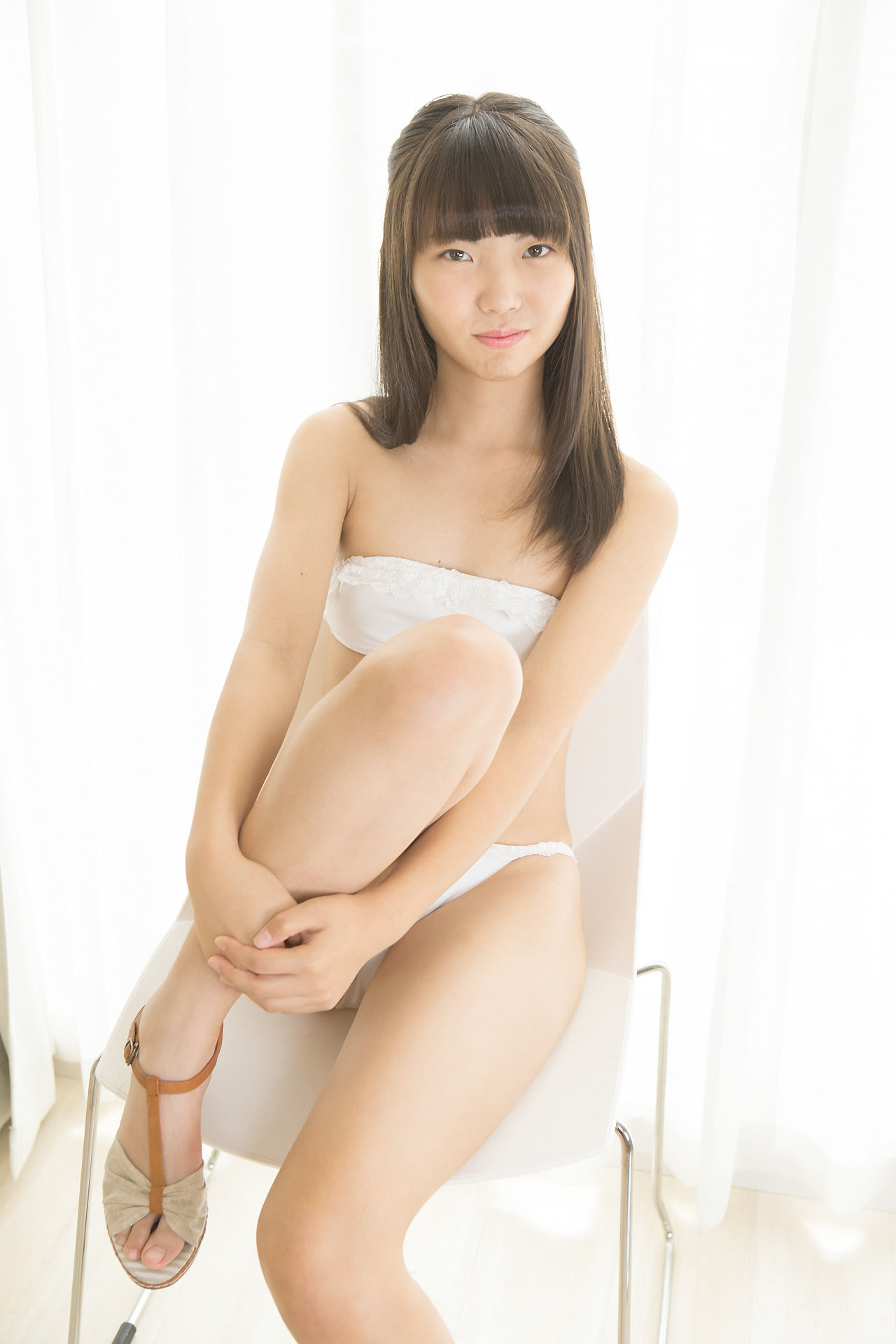 Kazane Nagatomo 永友風音《白色连衣裙》 [Minisuka.tv]