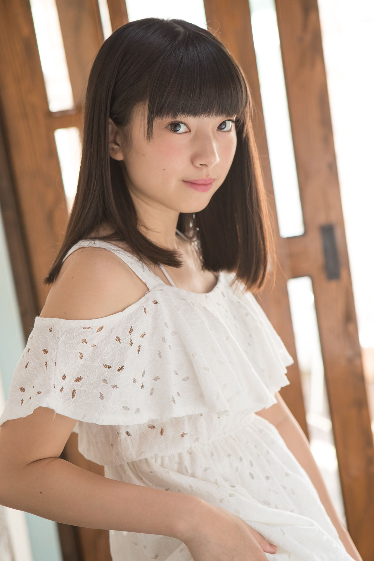 Sena Shinonome 東雲せな《白裙少女》 [Minisuka.tv]