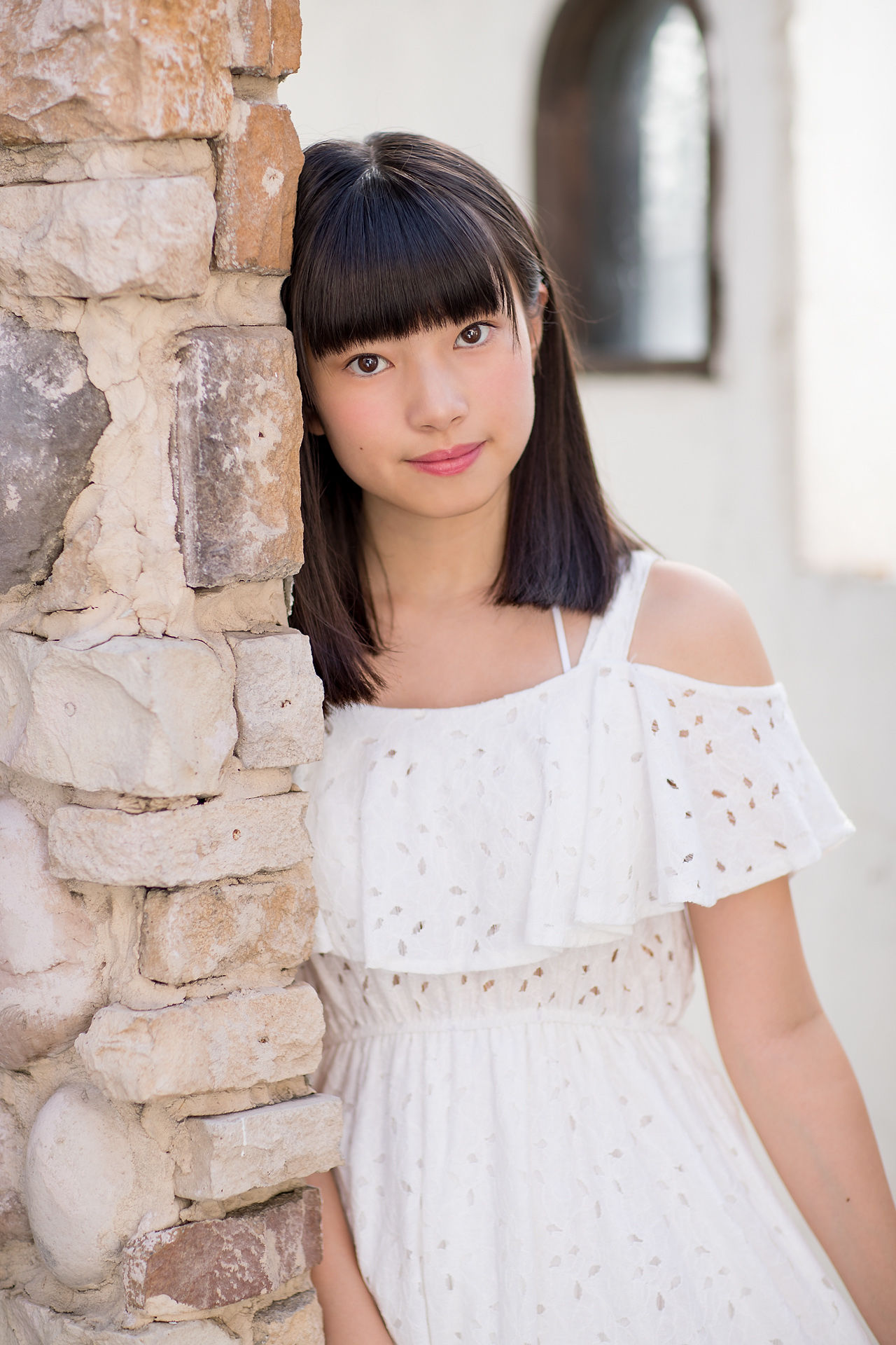 Sena Shinonome 東雲せな《白裙少女》 [Minisuka.tv]