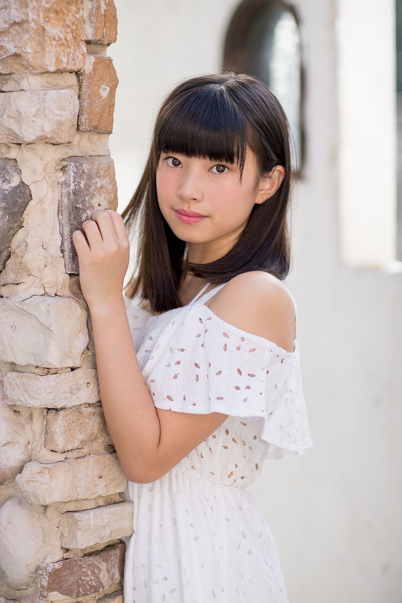 Sena Shinonome 東雲せな《白裙少女》 [Minisuka.tv]