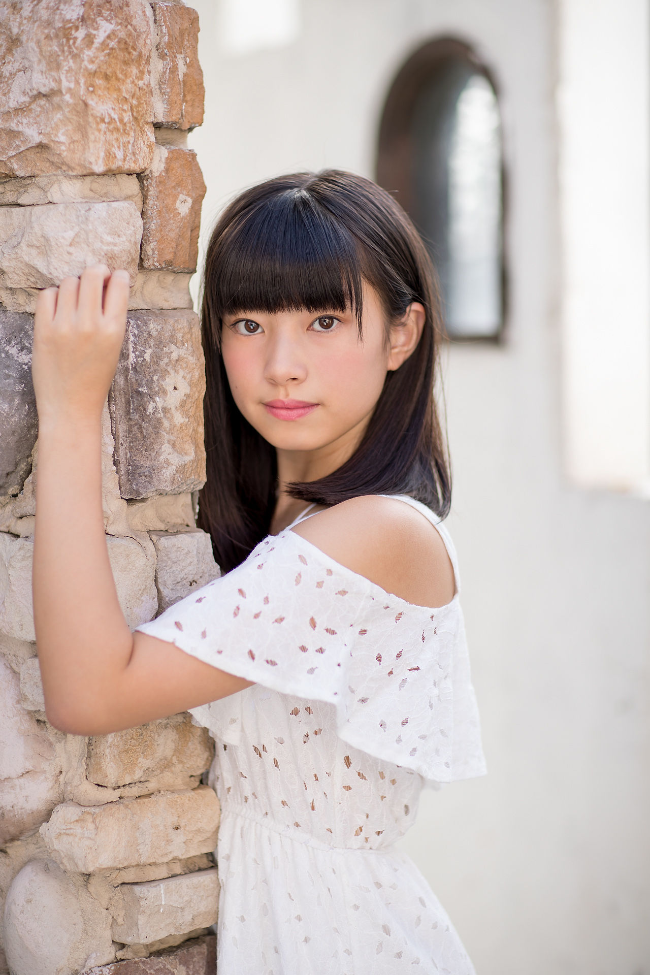 Sena Shinonome 東雲せな《白裙少女》 [Minisuka.tv]