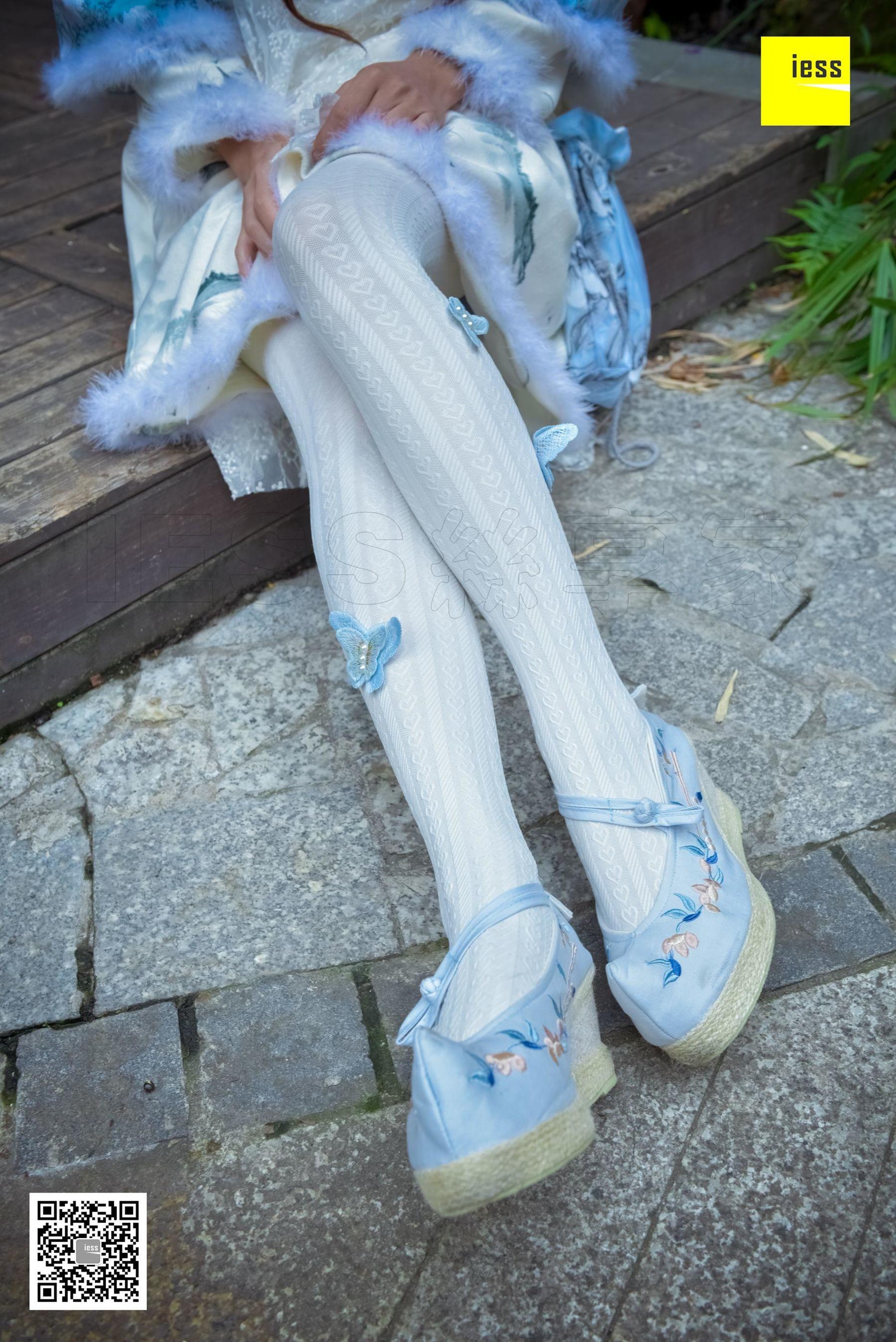丝享家122 木木 《汉服绣花鞋白色袜》[IESS异思趣向]